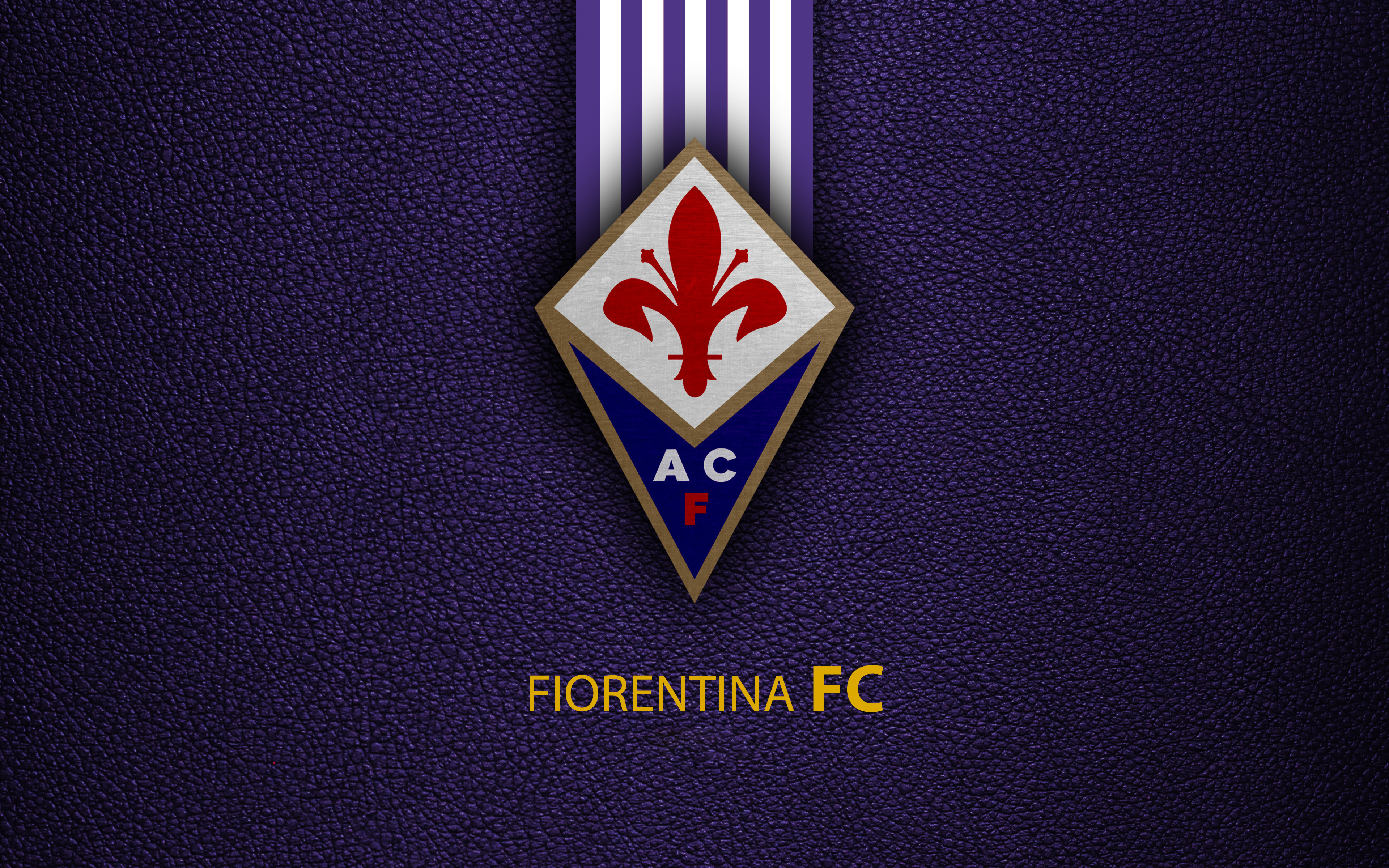 Acf Fiorentina Emblem Logo Soccer 3840x2400