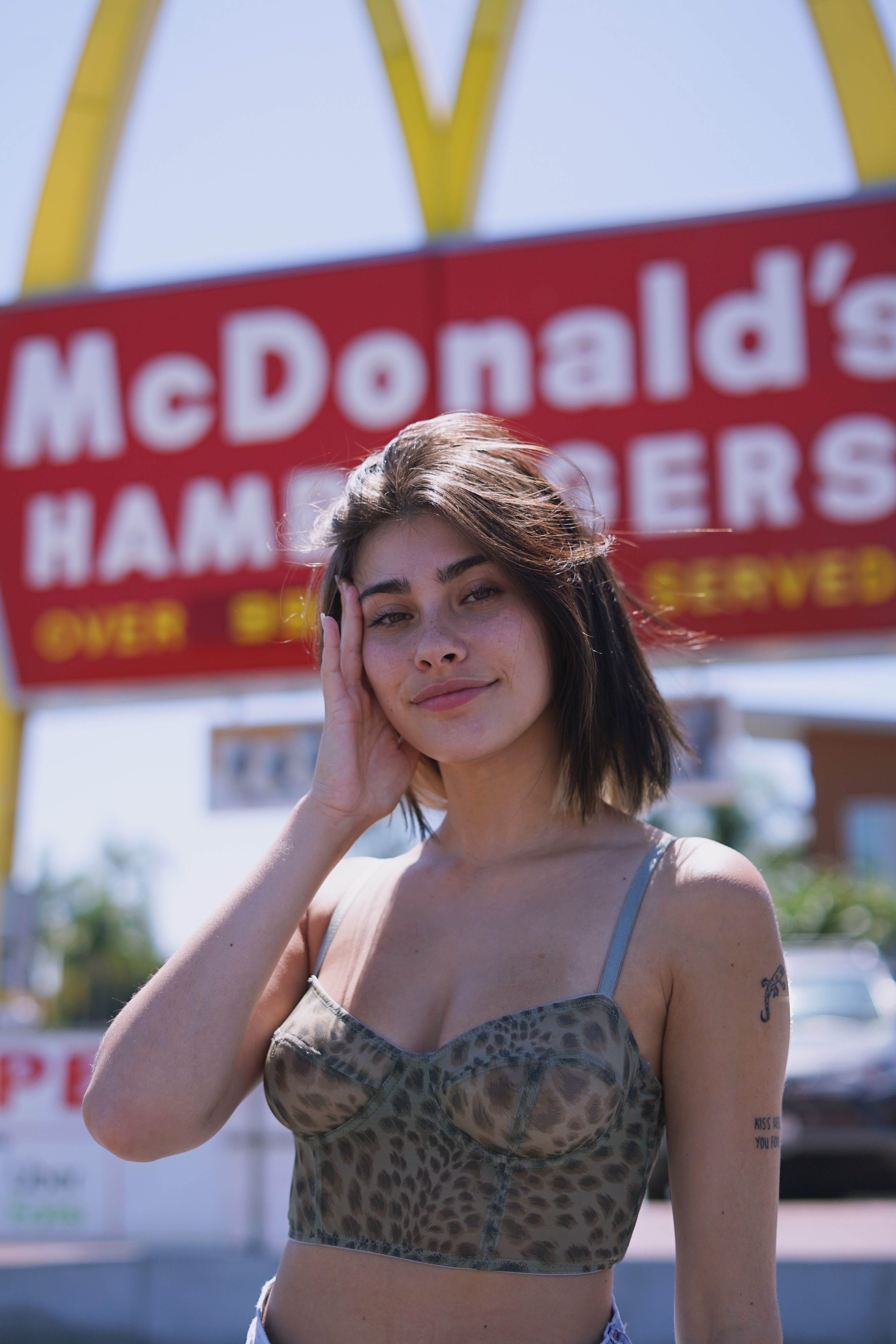 Kaylie Altman Model Women Looking At Viewer Brunette McDonalds 4000x6000