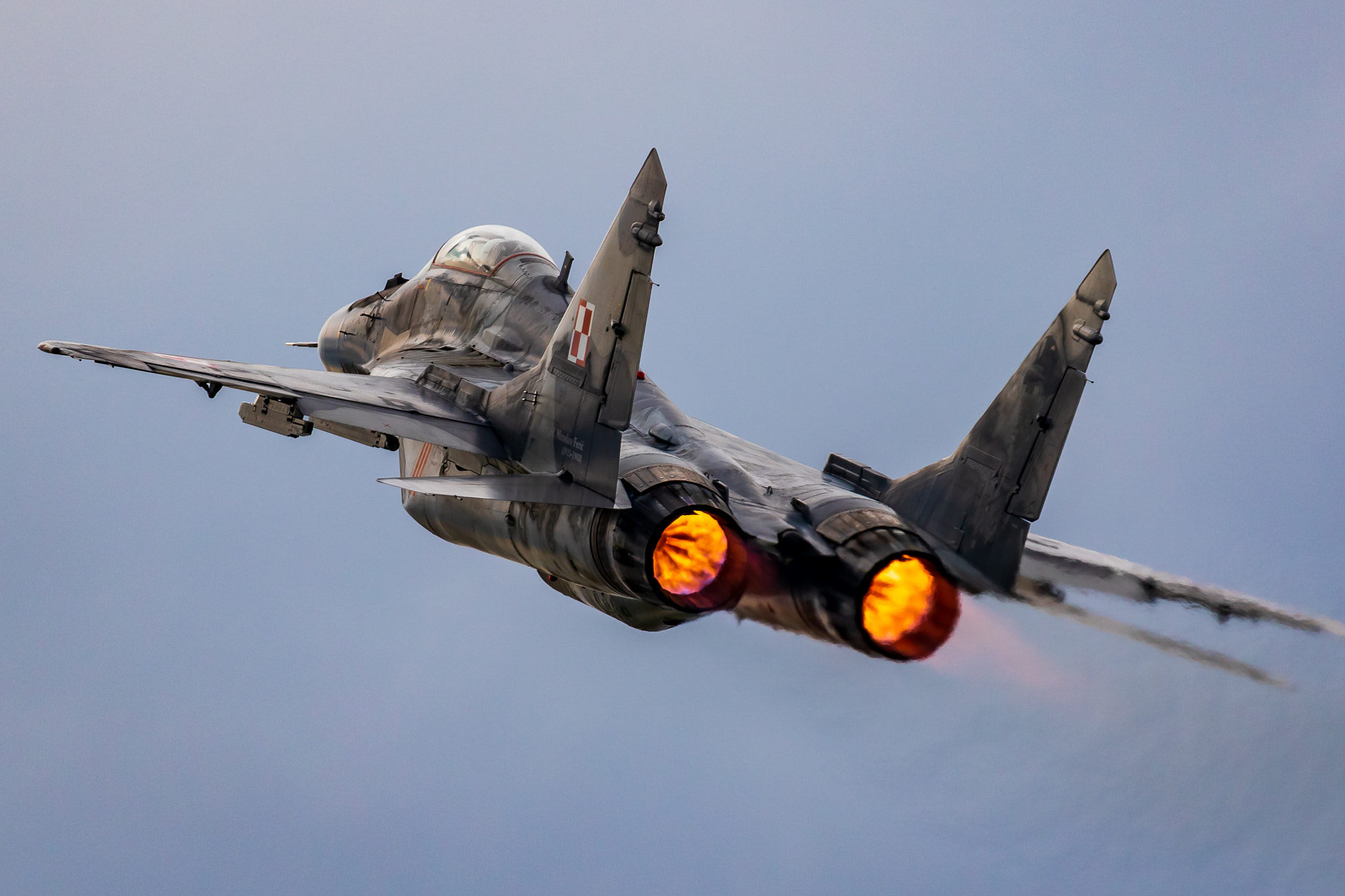 Aircraft Jet Fighter Mikoyan Mig 29 Warplane 2048x1365