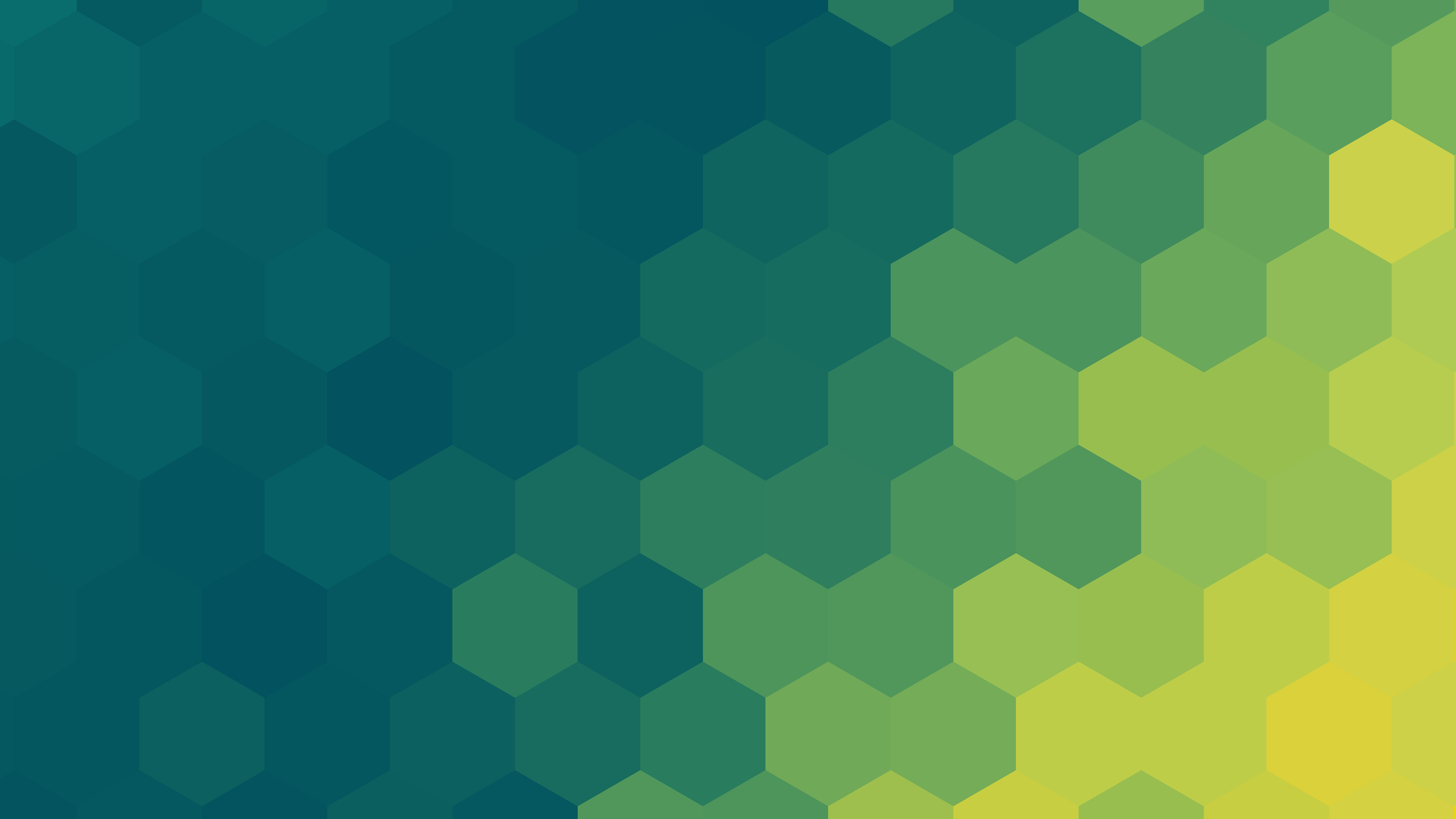 Abstract Hexagon Shapes Green 5120x2880