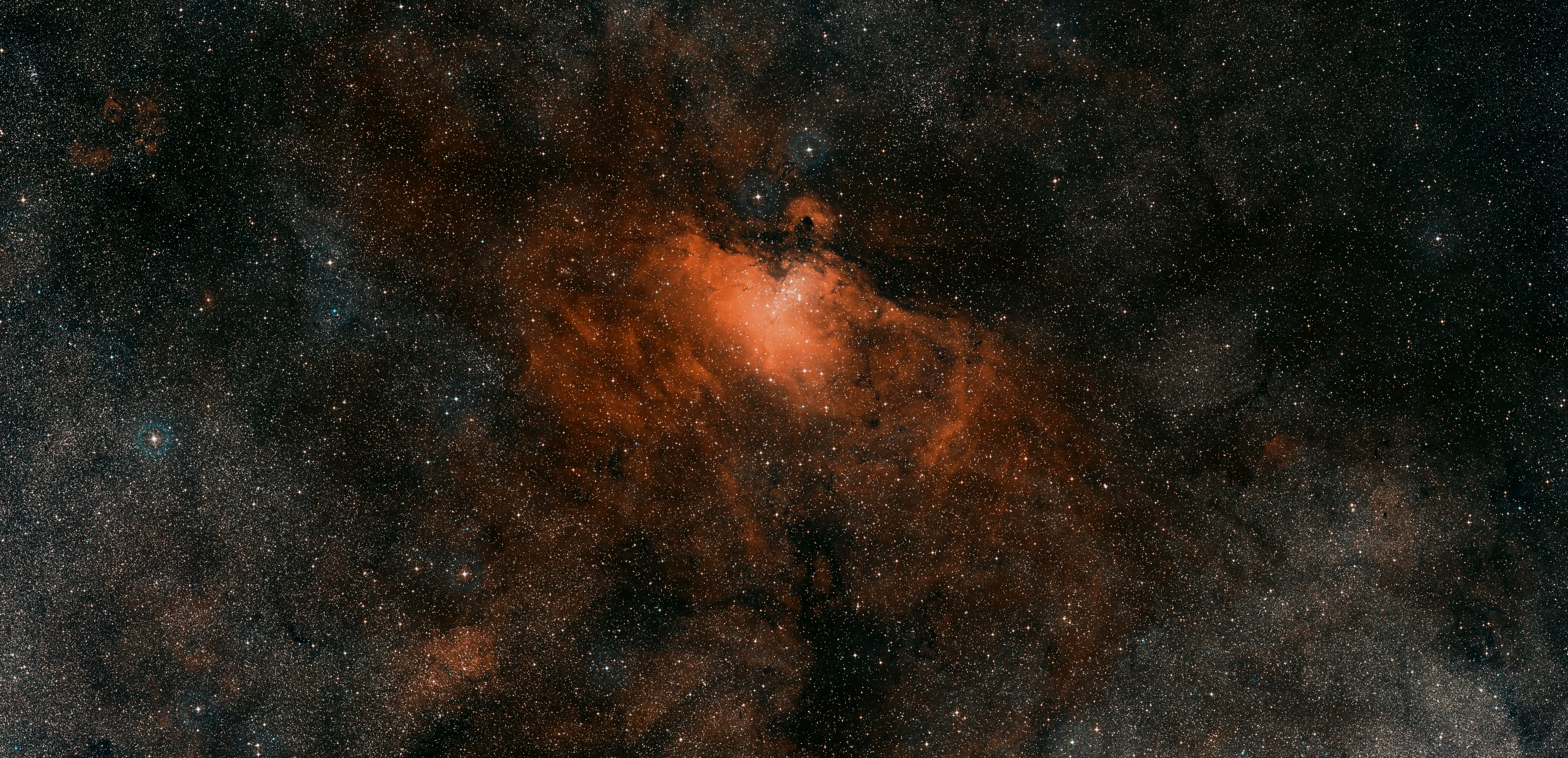 Eagle Nebula Nebula Space Stars 5000x2418