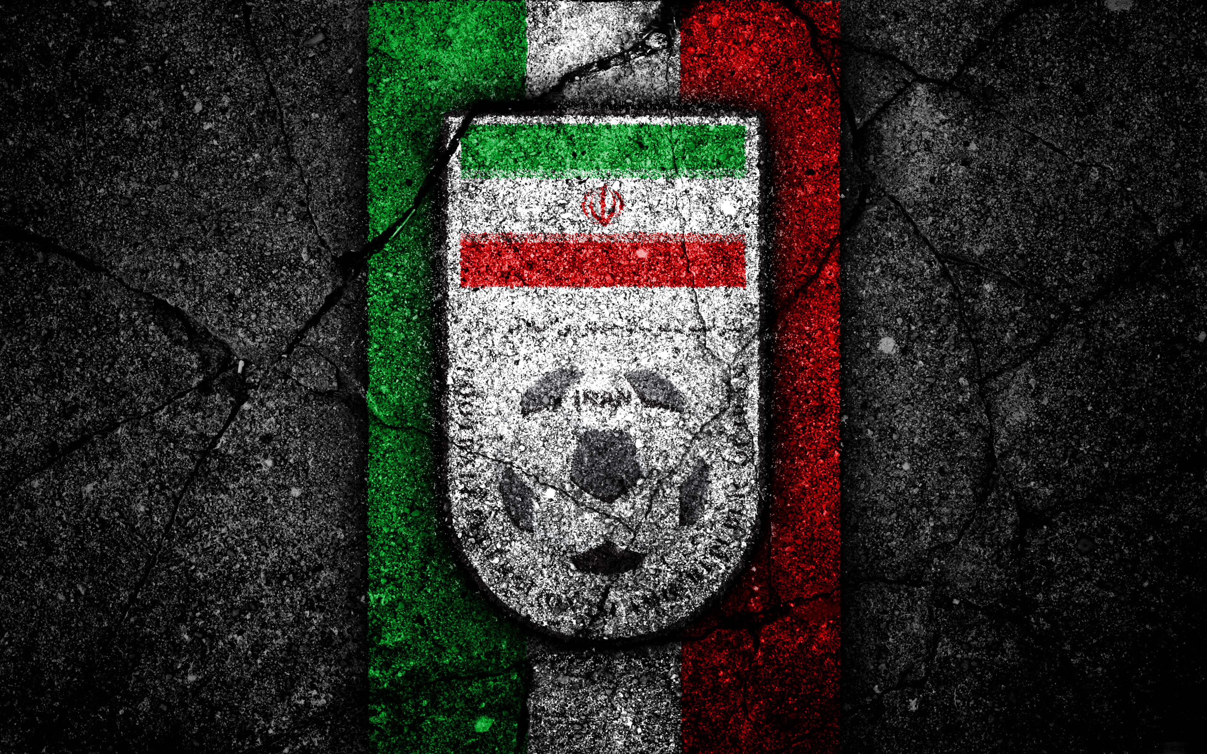 Emblem Iran Logo Soccer 3840x2400