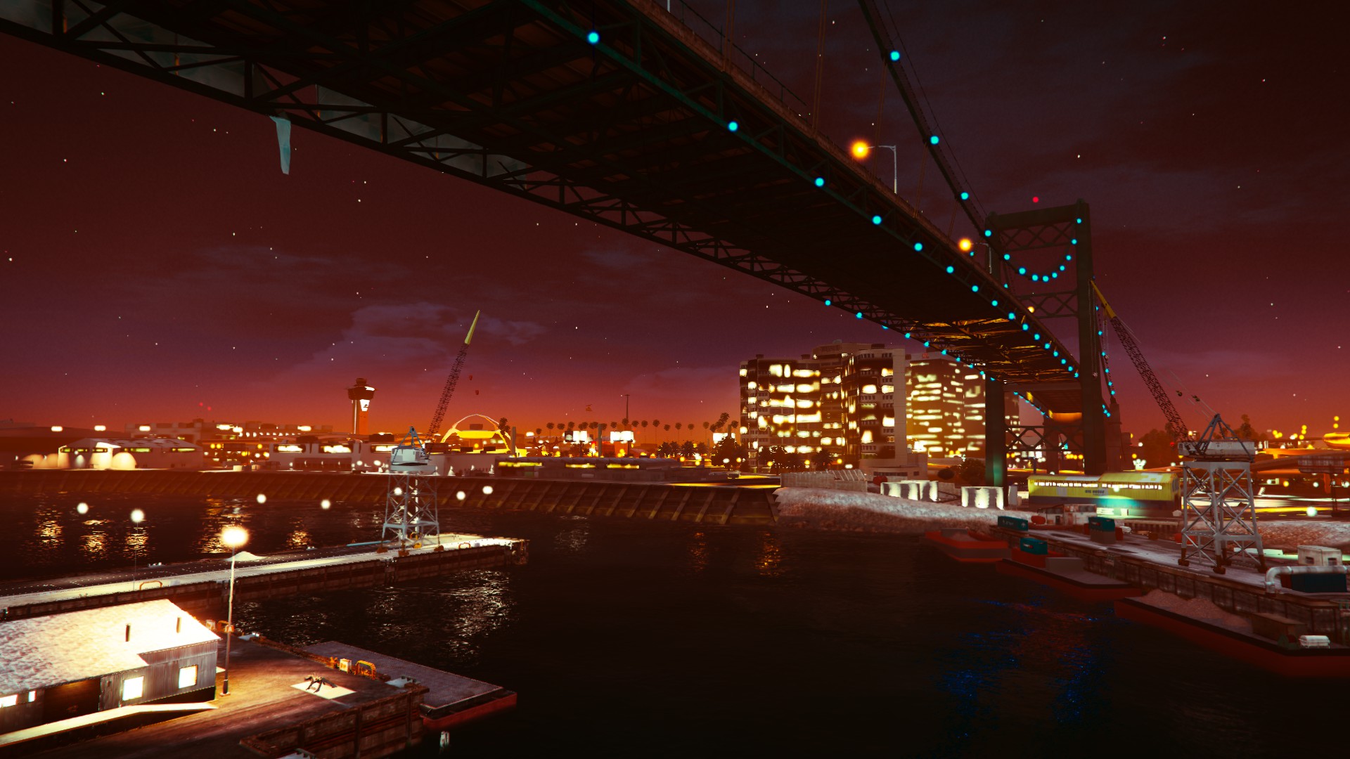 Bridge City Grand Theft Auto V Road 1920x1080