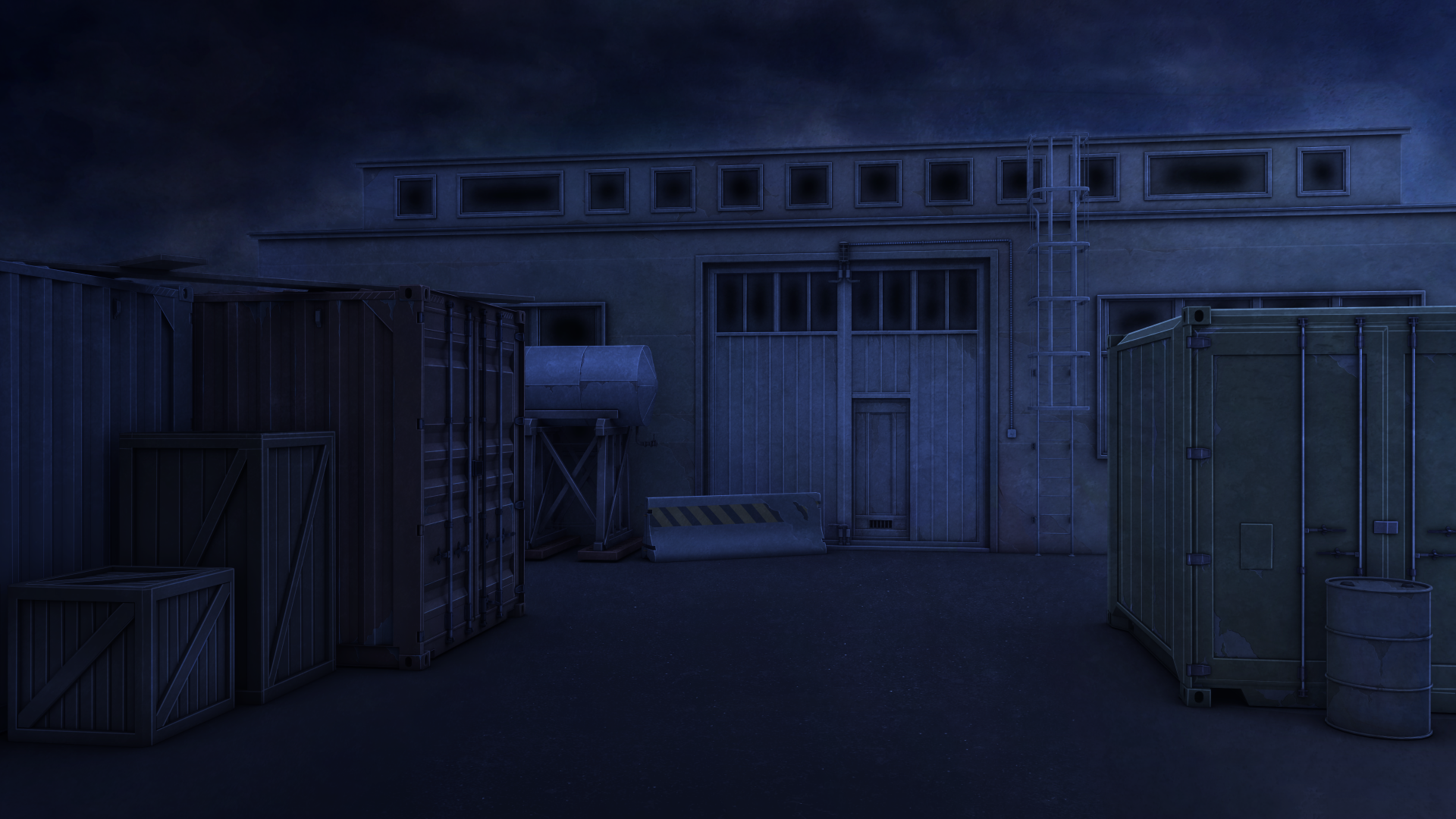 Container Dock Night 1920x1080