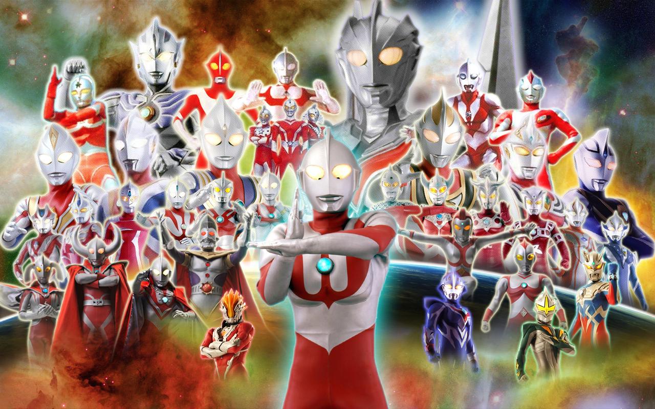 Red Ultraman Hero 1280x800