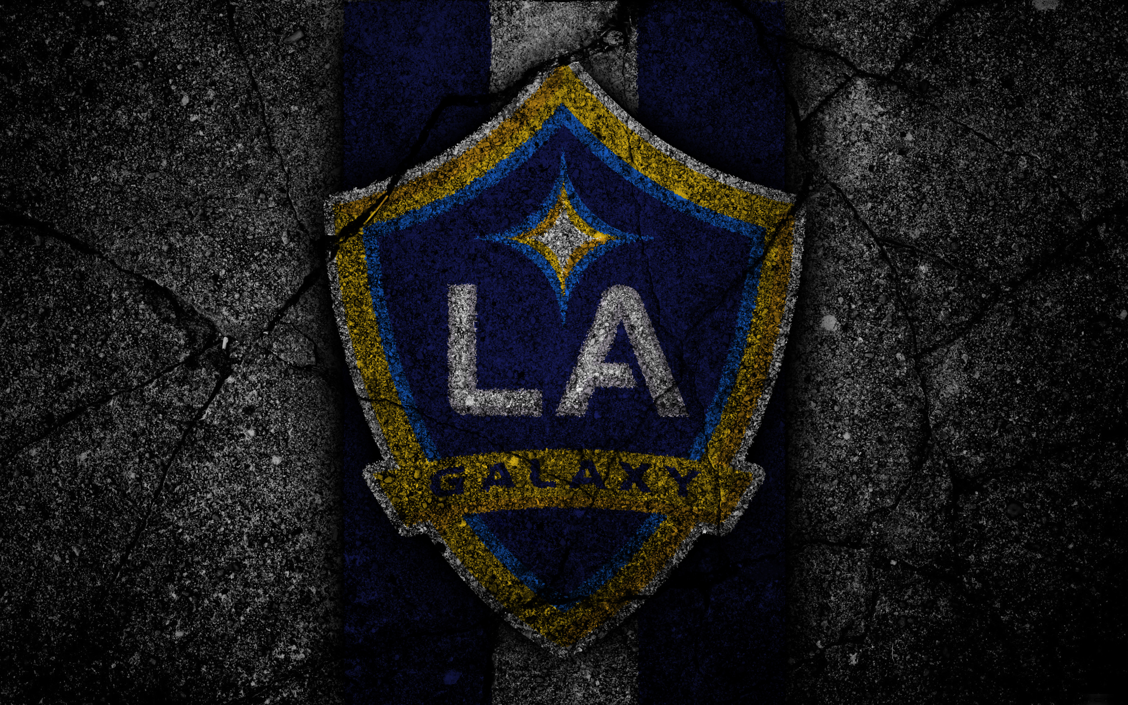 Emblem La Galaxy Logo Mls Soccer 3840x2400