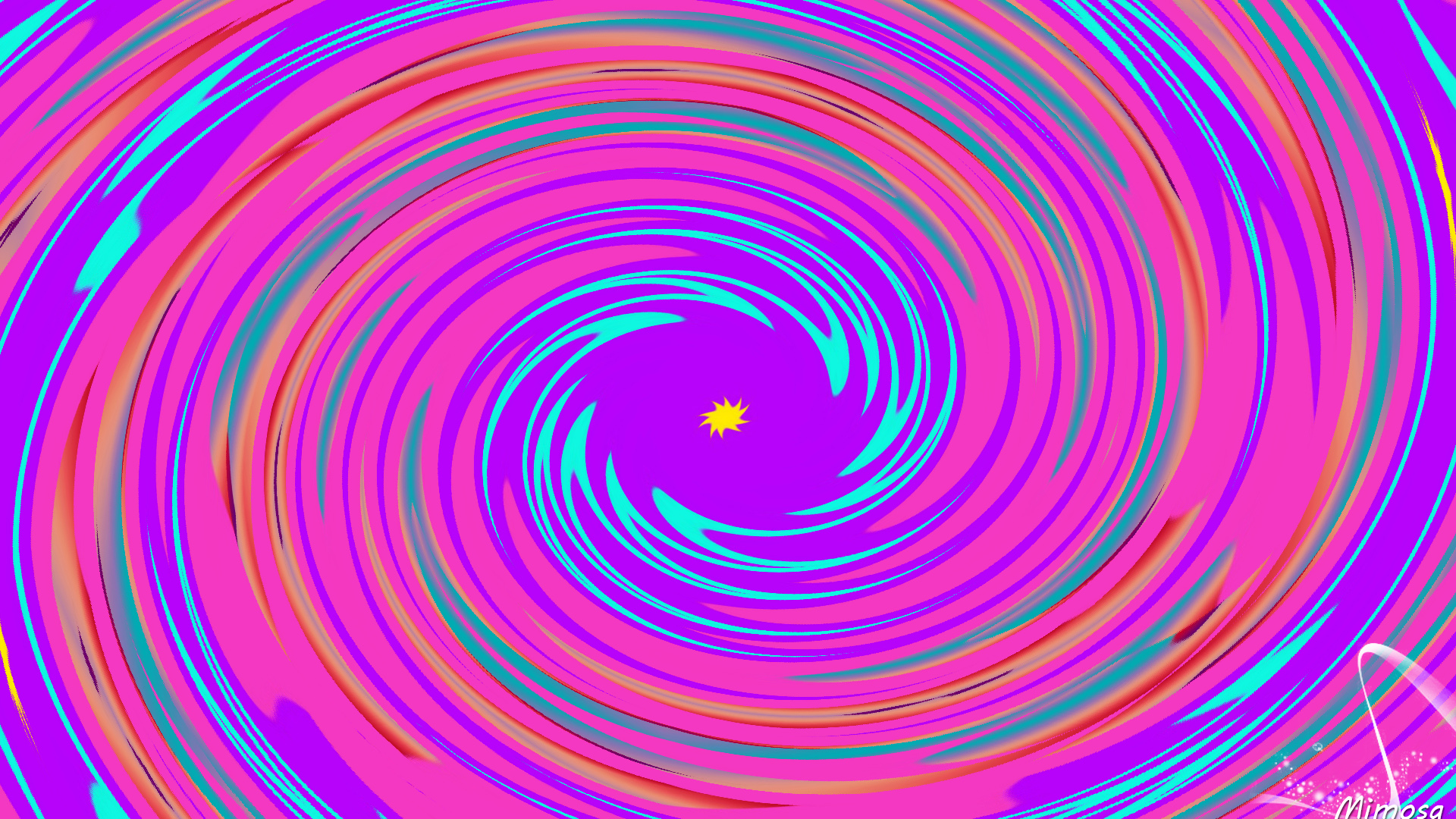 Abstract Colorful Colors Digital Art Swirl 1920x1080