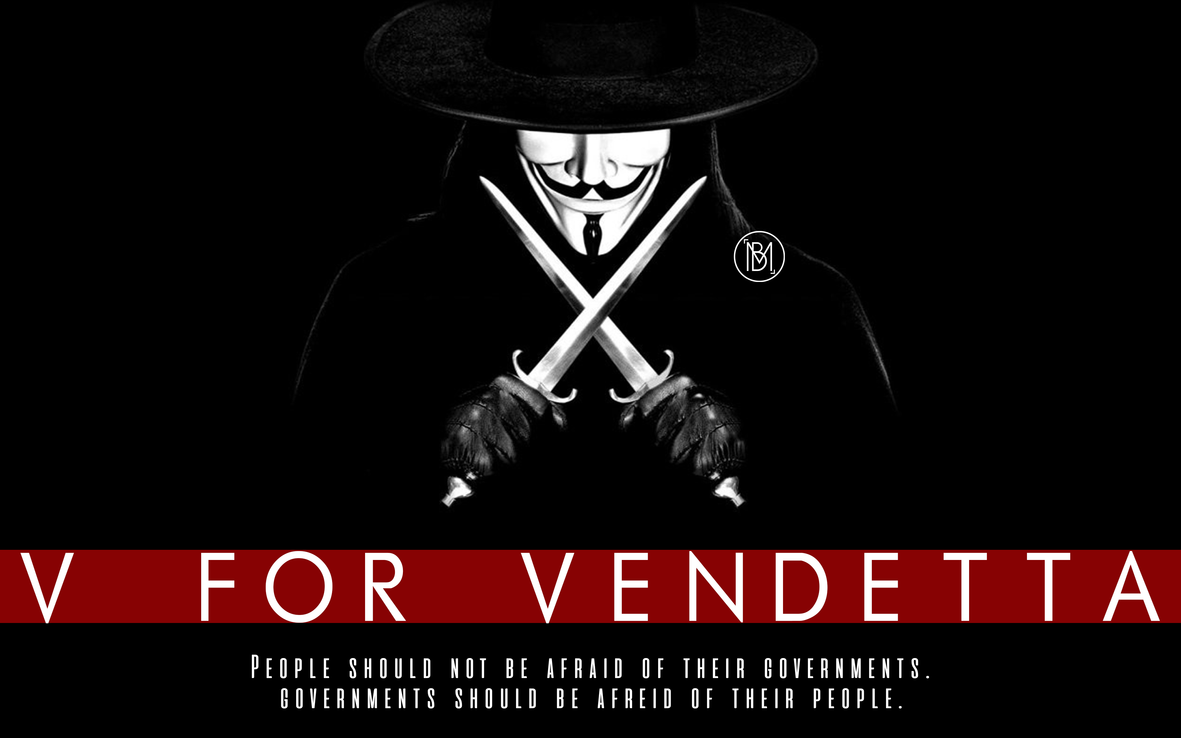 V V For Vendetta Vertigo DC Comics Guy Fawkes Guy Fawkes Mask Anarchy Anonymous Mask Photoshop Hat B 3840x2400