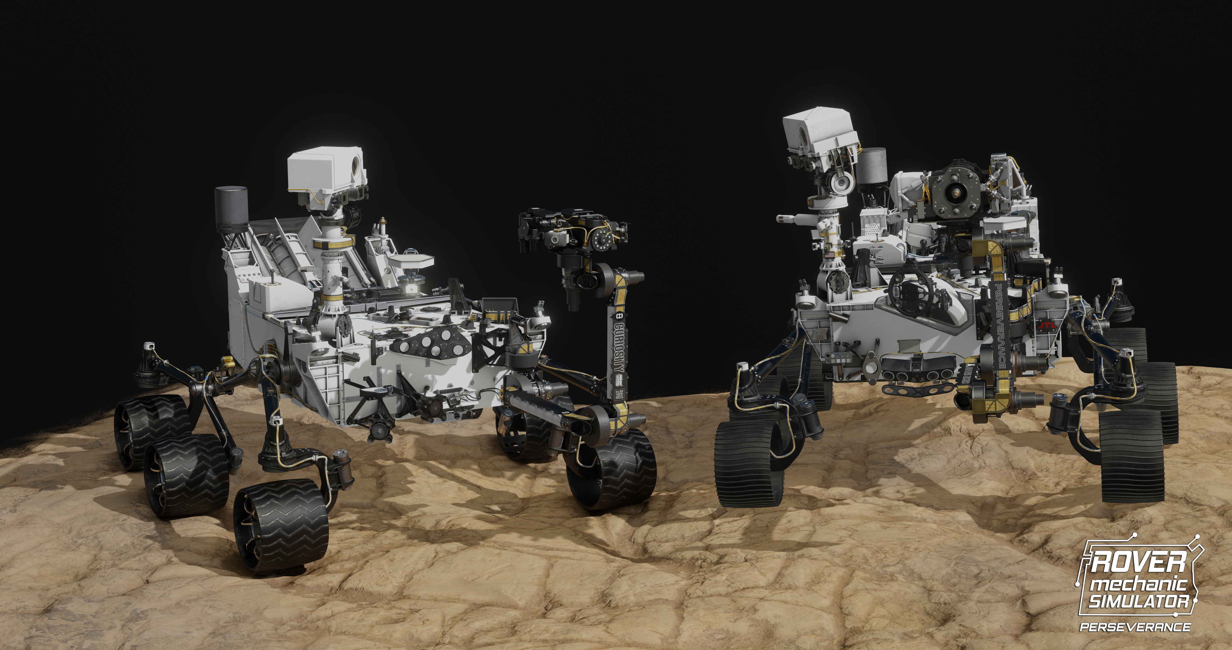 Perseverance Mars Robot Mars Rover Rover Video Games 4096x2160