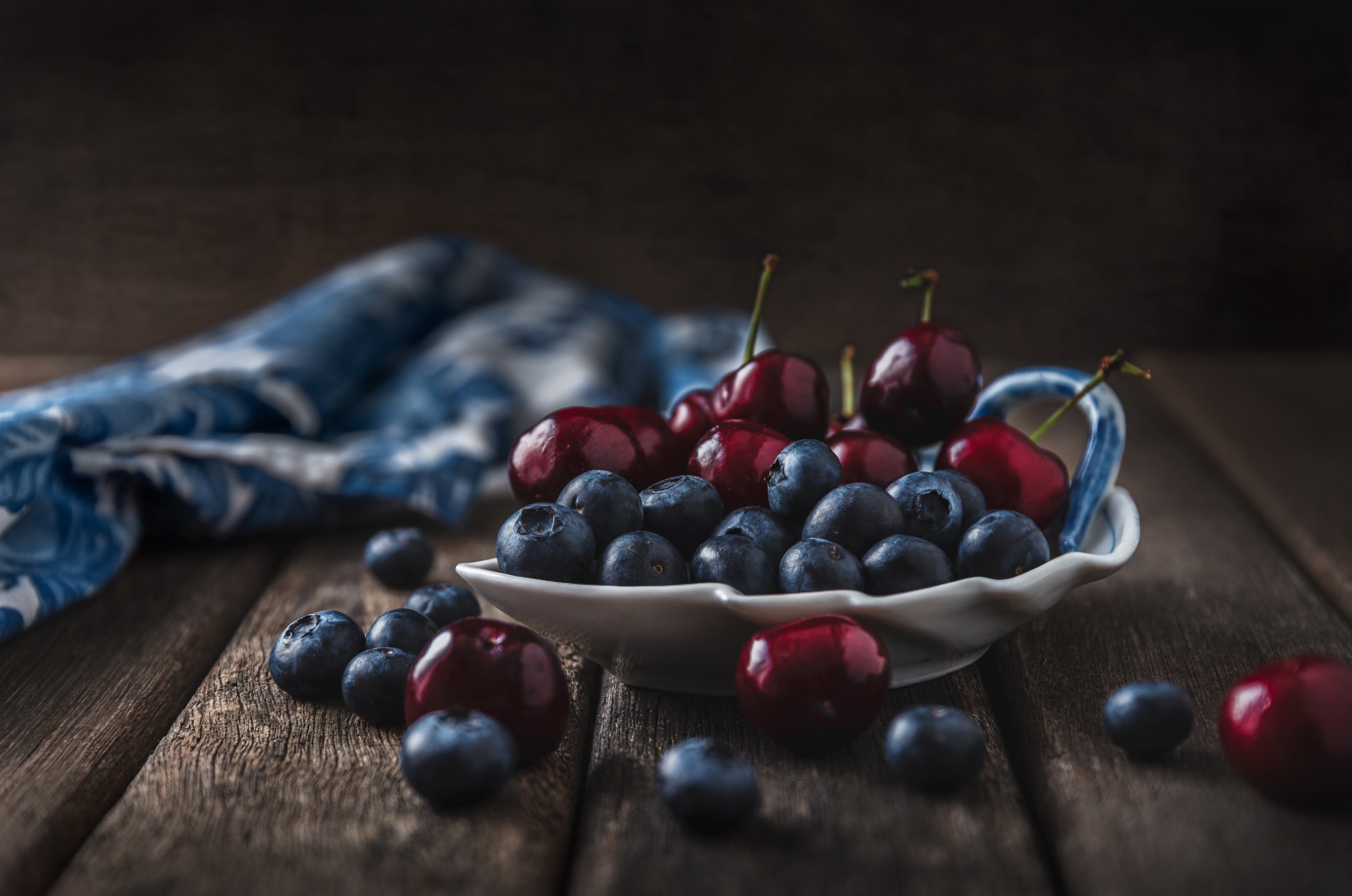 Food Fruit Berries Cherries 2016x1336