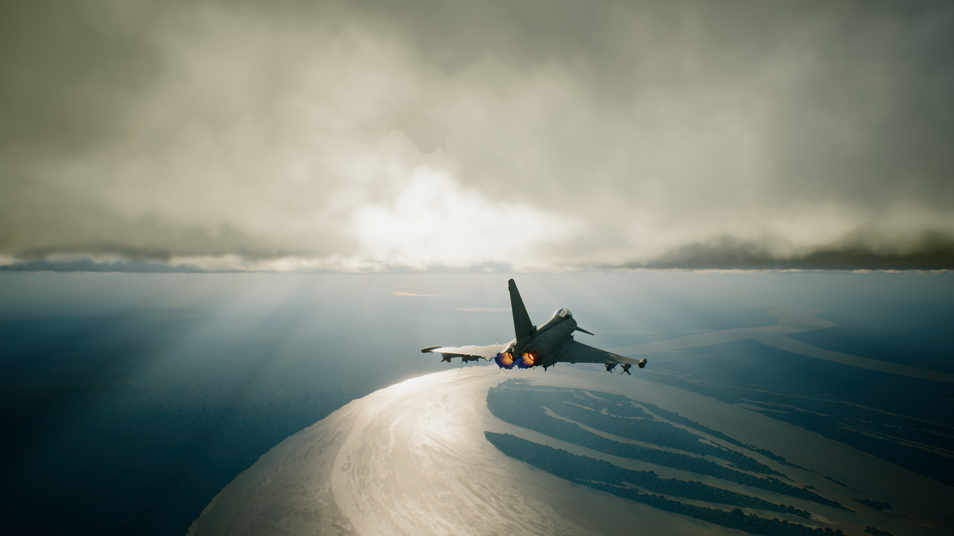 Eurofighter Typhoon Ace Combat 7 Military Aircraft 3840x2160