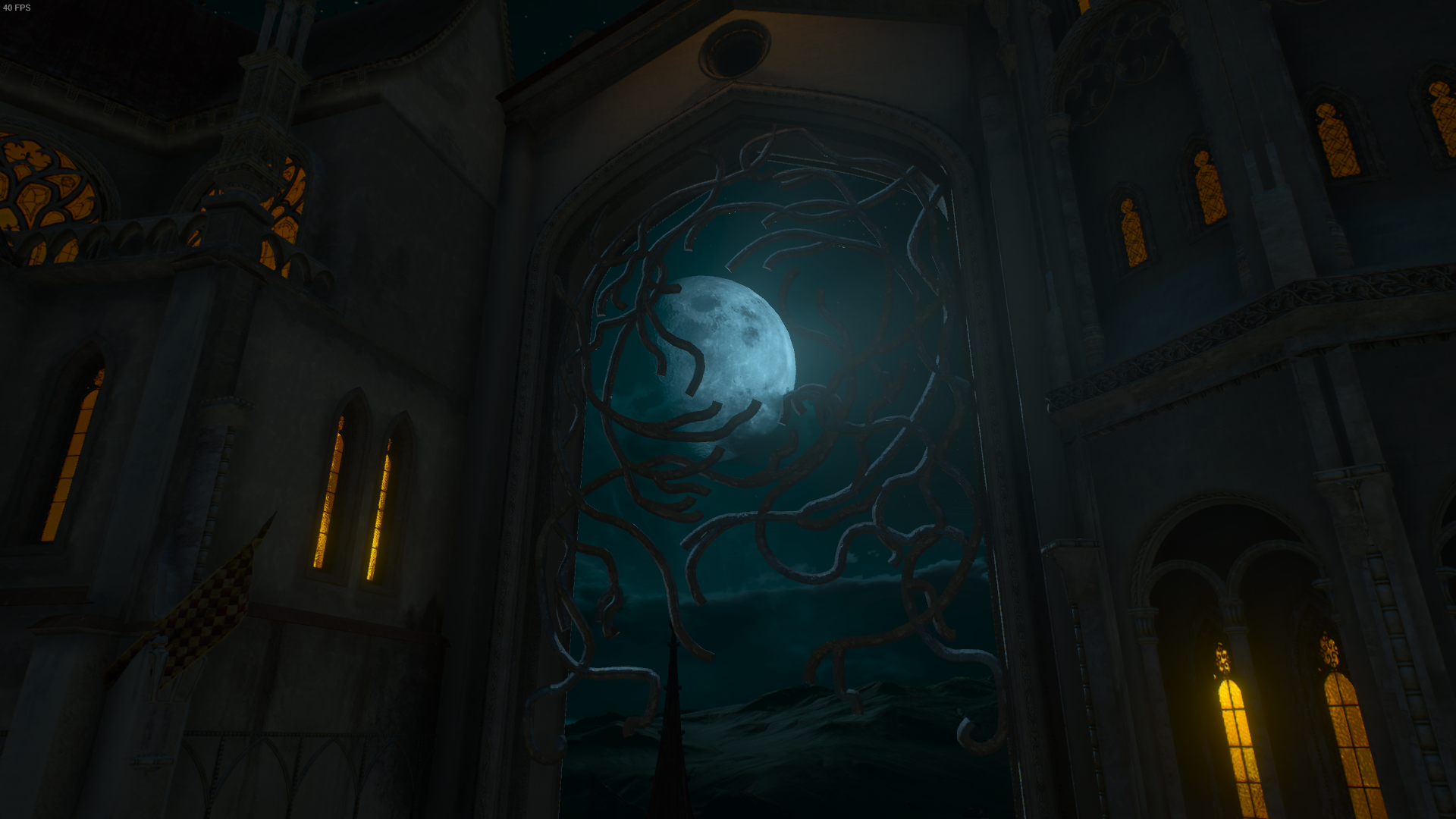 The Witcher 3 Night Moonlight Toussaint The Witcher 3 Wild Hunt 1920x1080