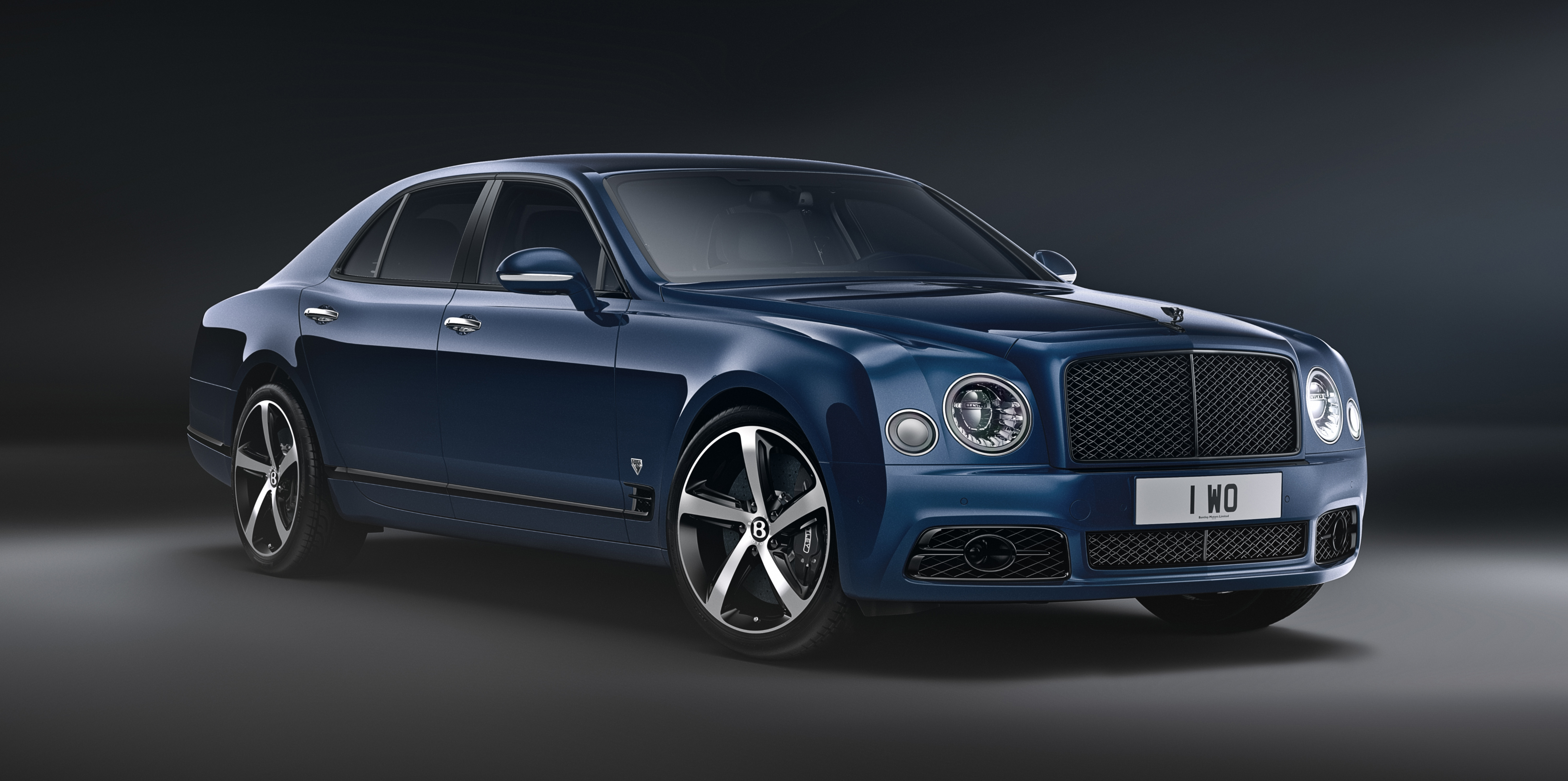 Bentley Bentley Mulsanne Blue Car Car Luxury Car Vehicle 6024x3000