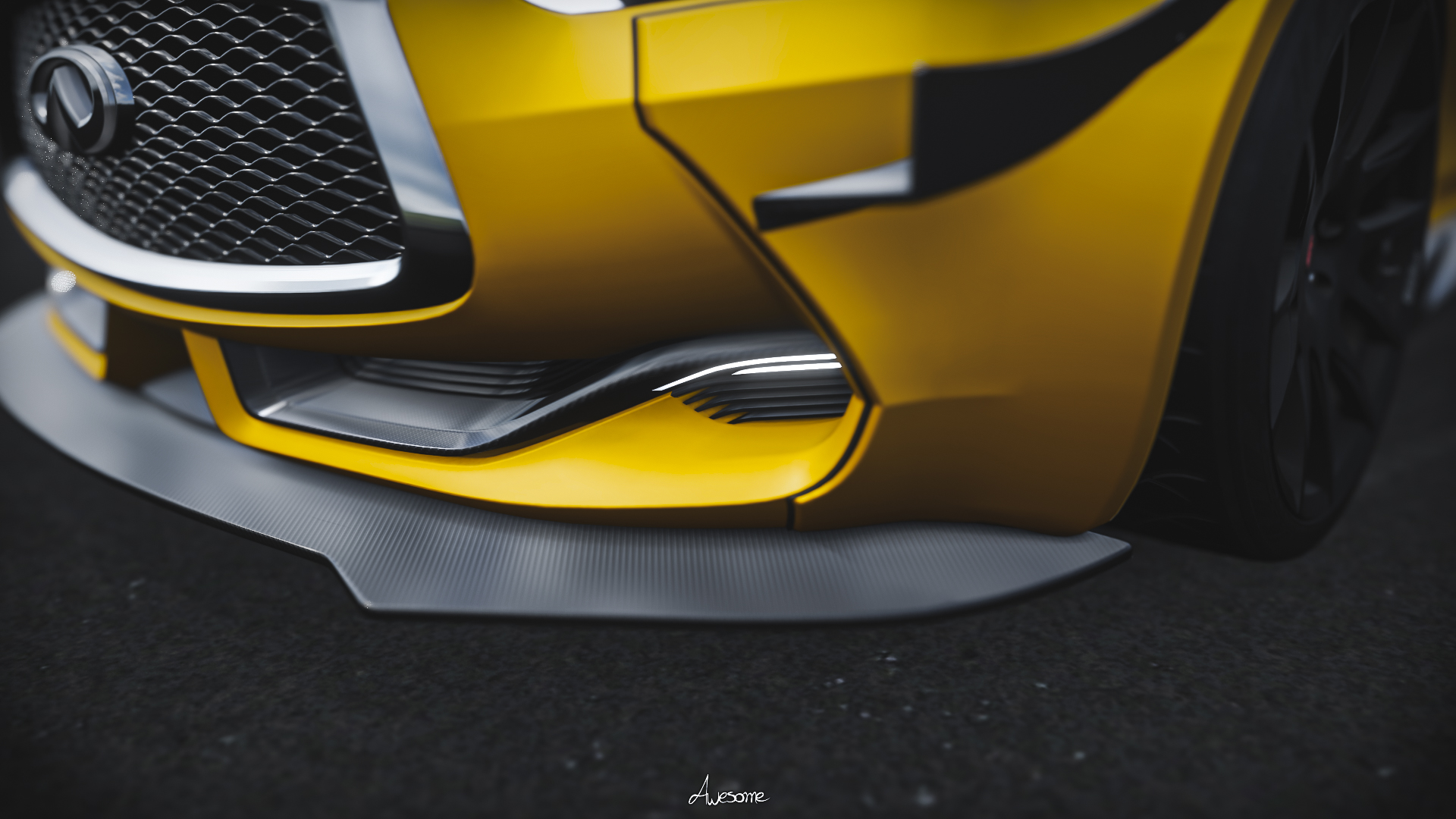 2015 Infiniti Q60 Coupe Infiniti Car Vehicle Forza Forza Horizon 4 Video Games Yellow Cars 1920x1080