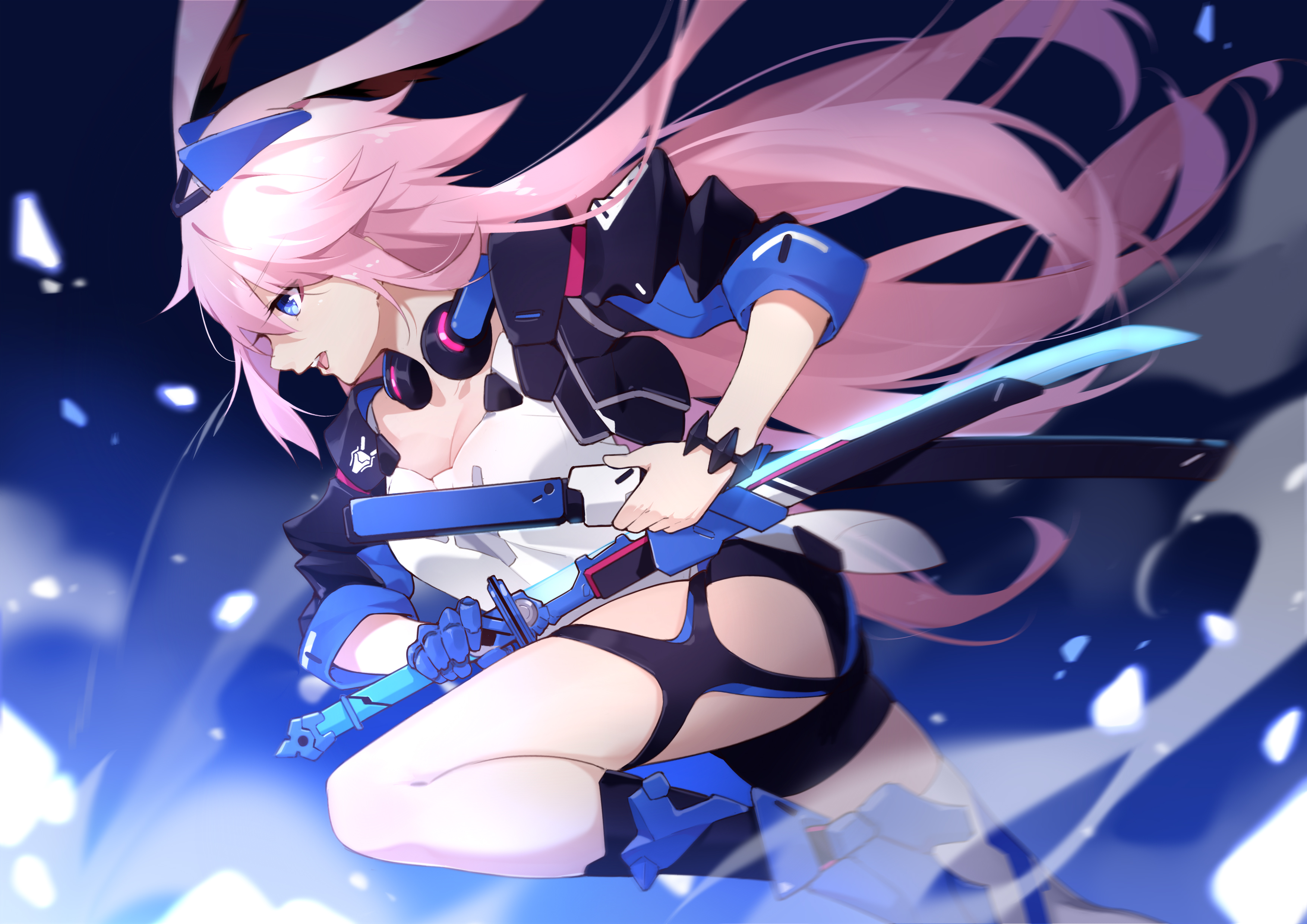 Girl Pink Hair Yae Sakura Benghuai Xueyuan Yae Sakura Honkai Impact 3rd 3507x2480