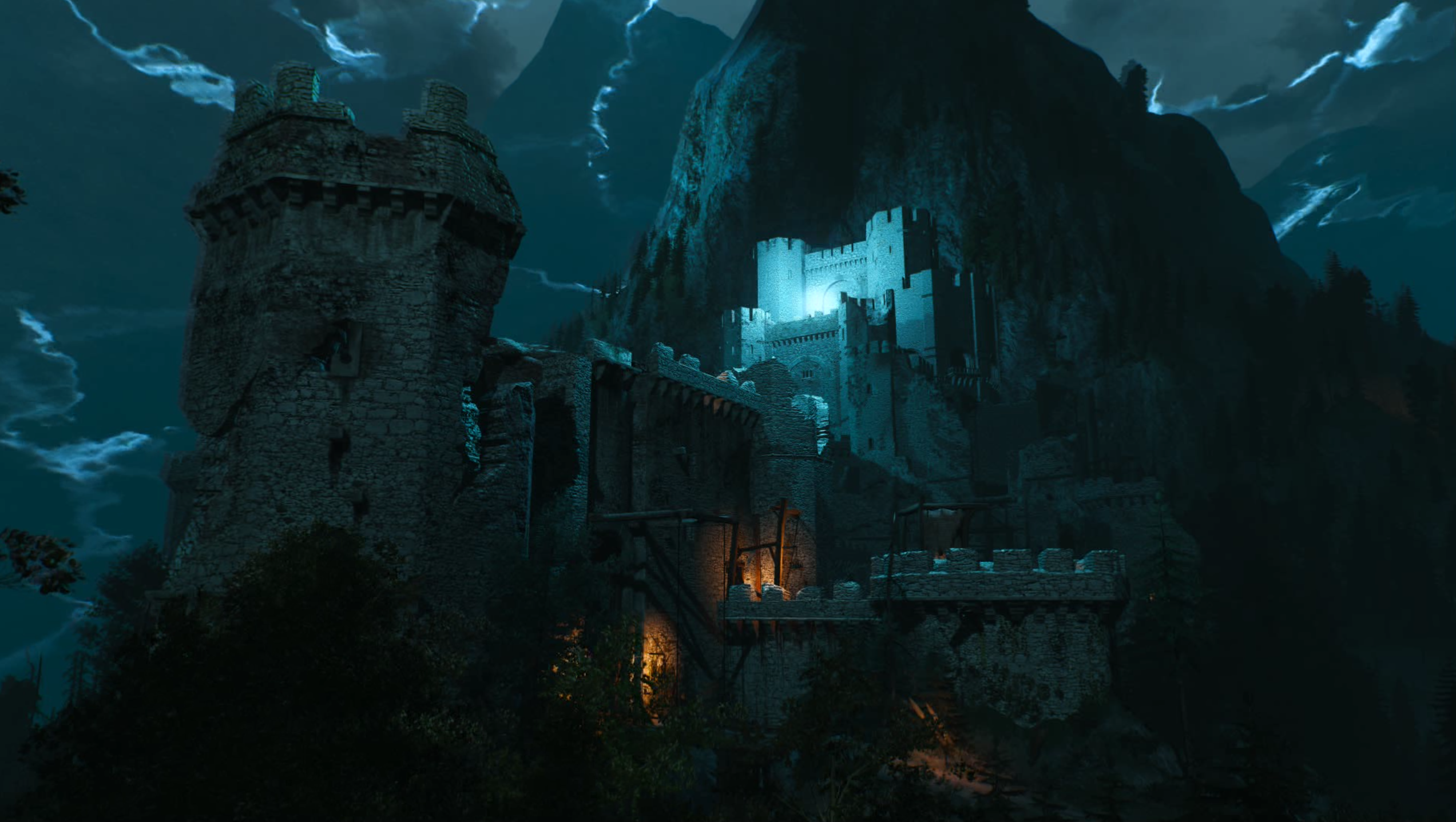 PC Gaming The Witcher The Witcher 3 Wild Hunt Landscape Cirilla Ciri Triss Merigold Geralt Of Rivia  2545x1438