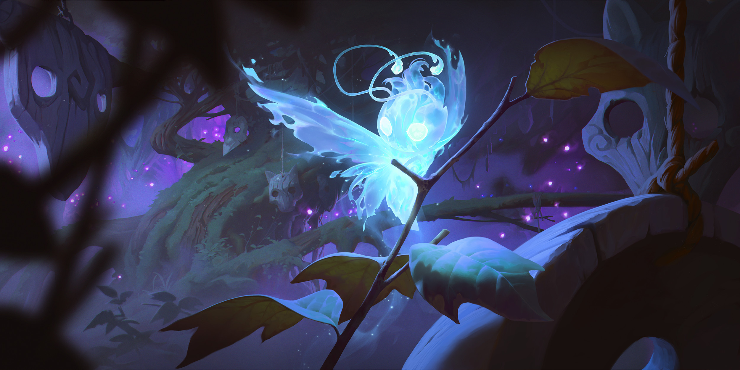 Dao Trong Le Artwork Digital Art Prey Legends Of Runeterra Game Characters Butterfly 2500x1250