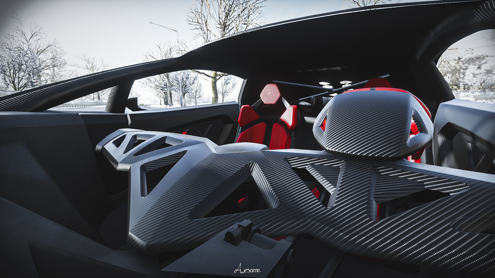 Lamborghini Lamborghini Sesto Elemento Car Vehicle Forza Forza Horizon 4 Video Games 1920x1080