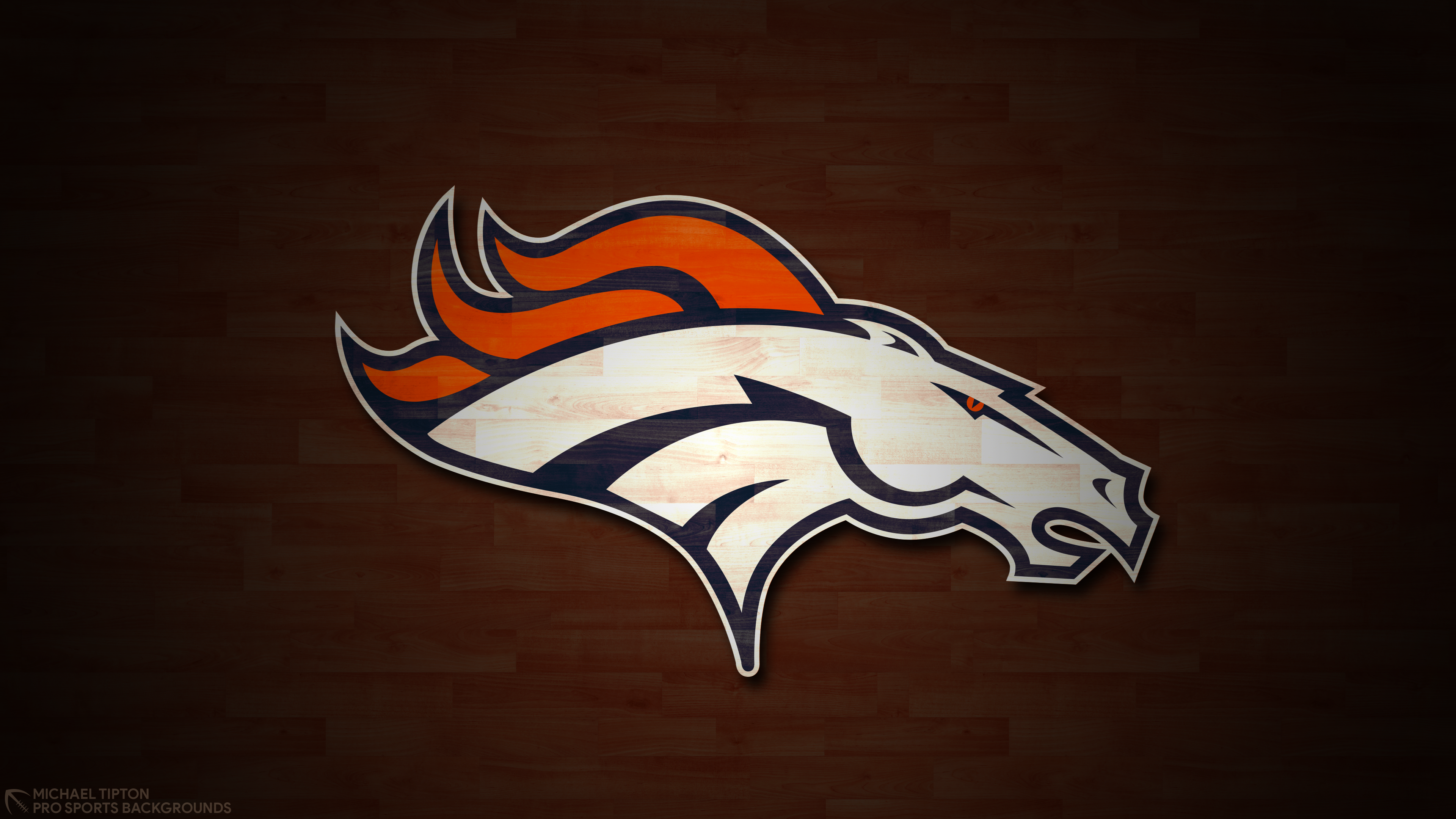 Denver Broncos Emblem Logo Nfl 3840x2160