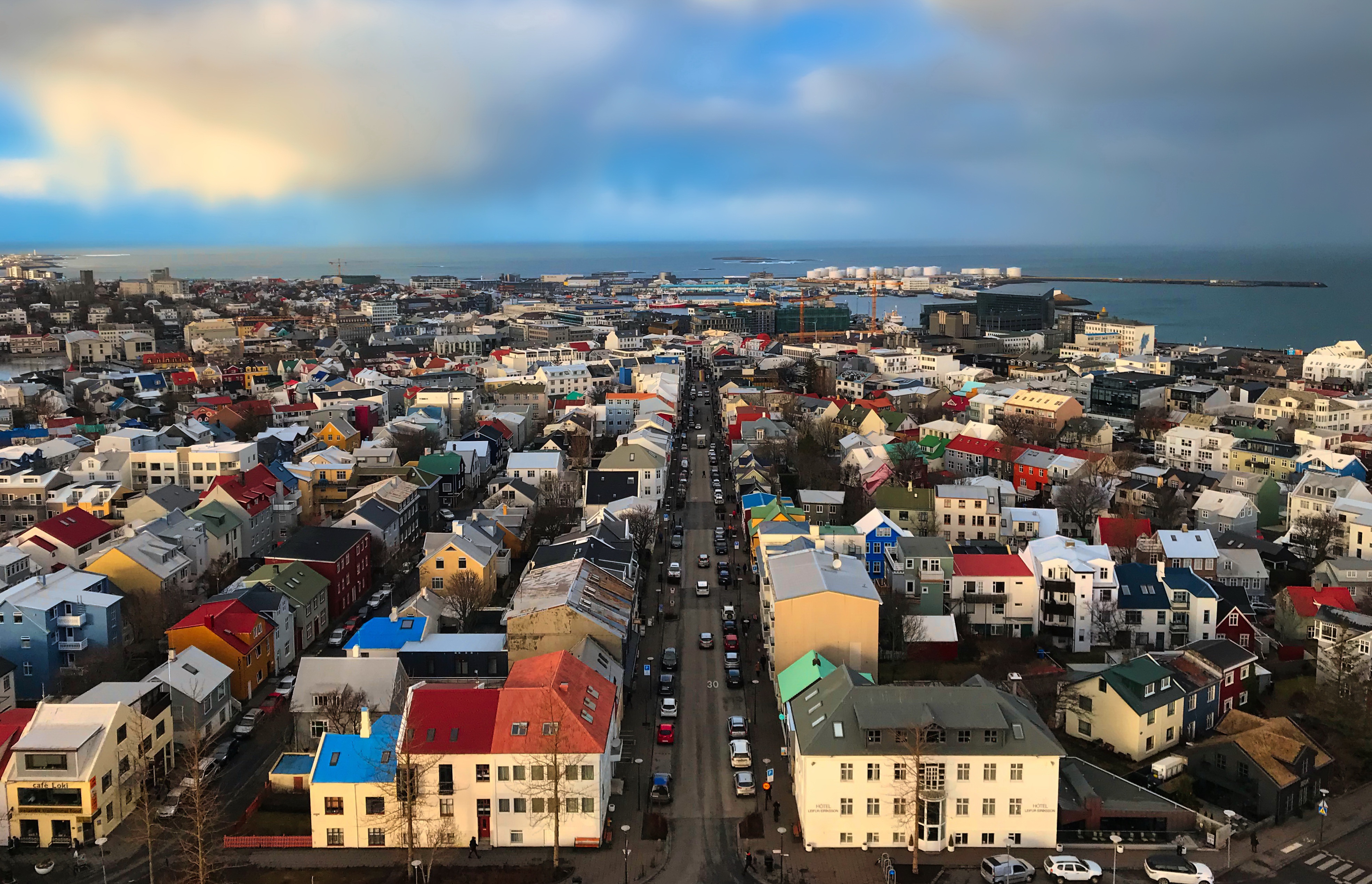 Cityscape Iceland Reykjavik 3945x2542