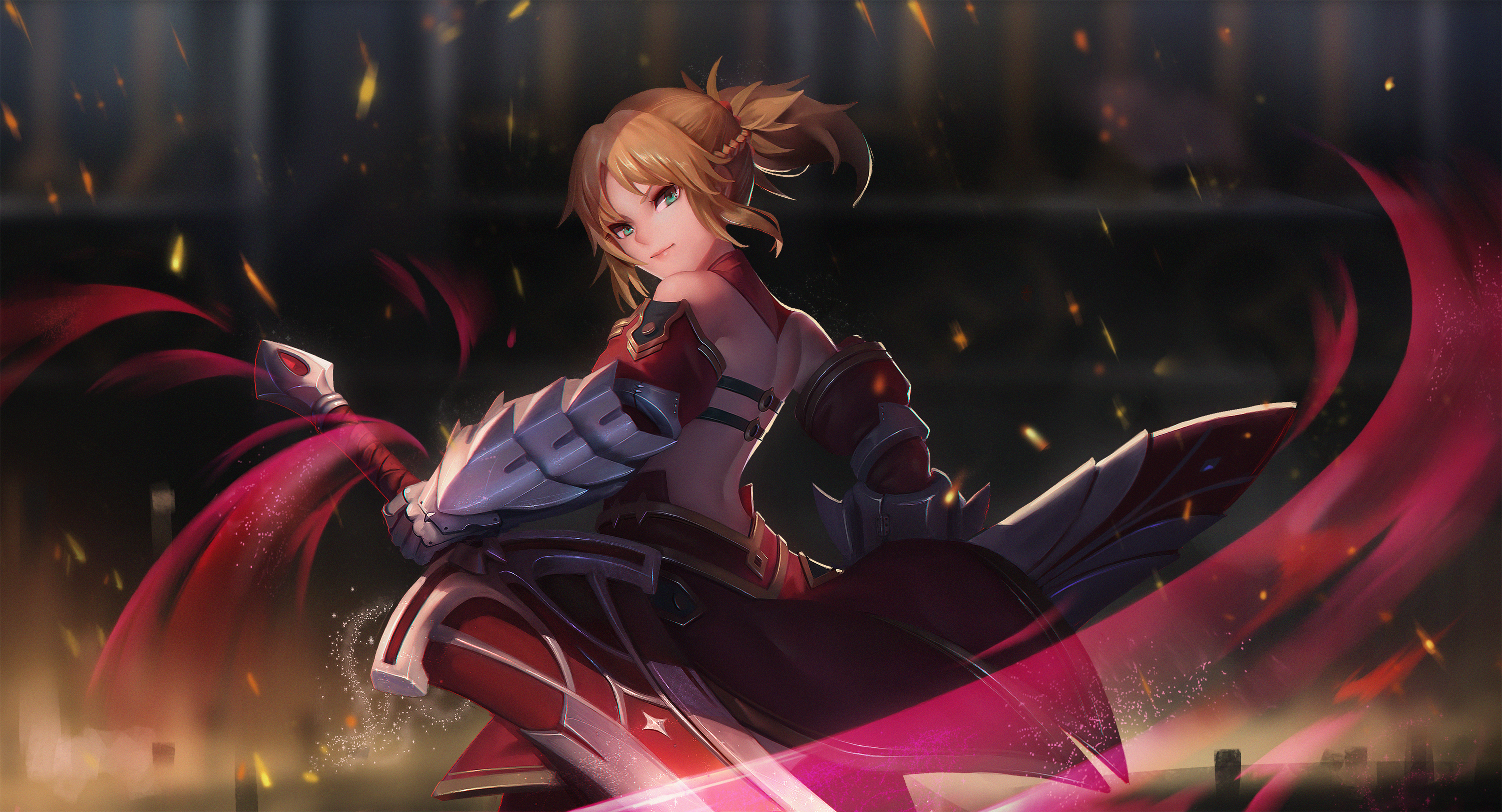 Mordred Fate Apocrypha Saber Of Red Fate Apocrypha 3000x1622