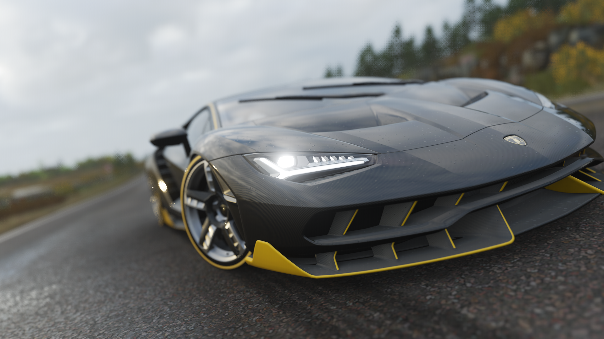 Forza Horizon 4 Lamborghini Centenario Car Supercars Video Games Screen Shot 1920x1080
