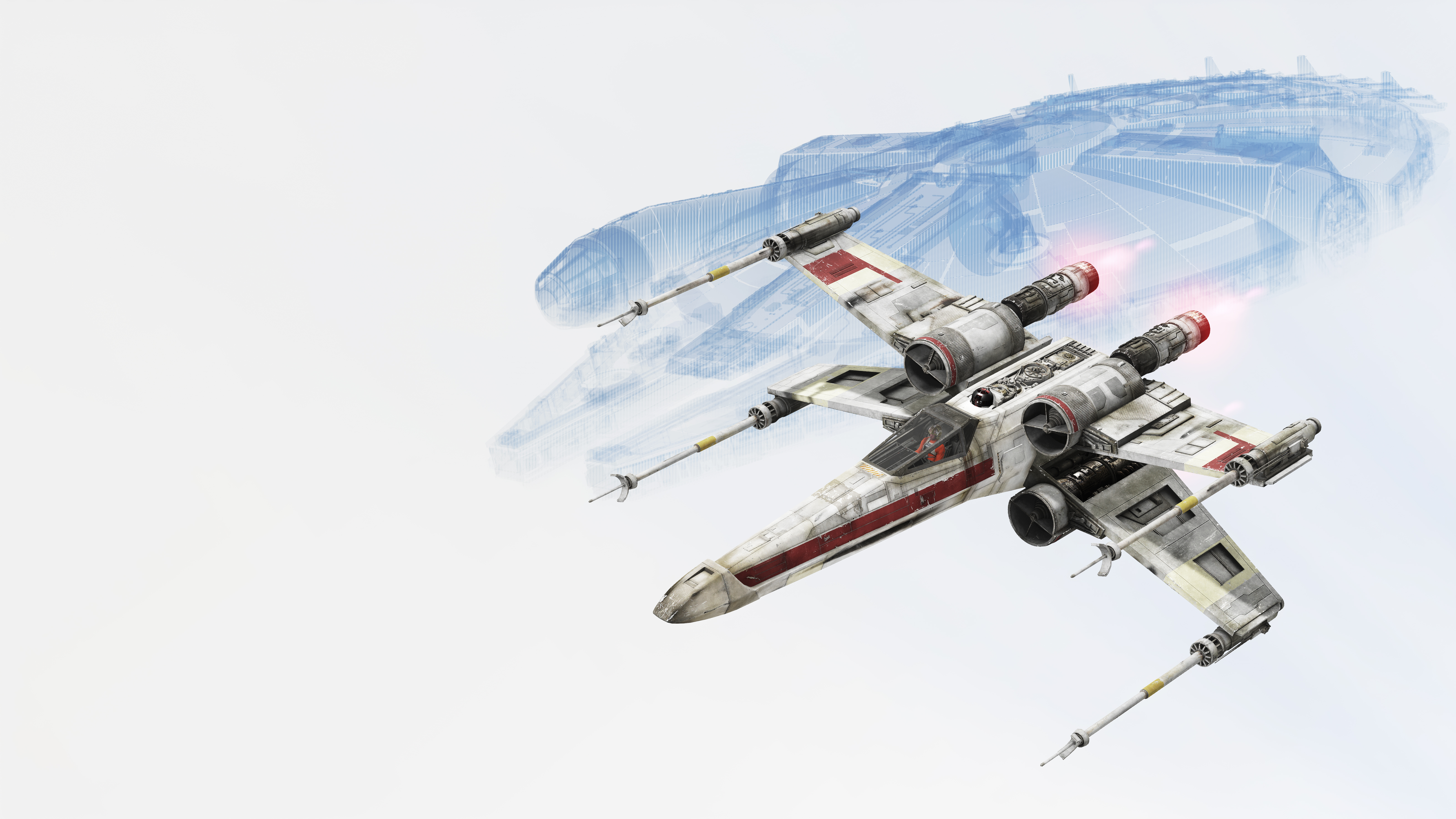 Millennium Falcon Star Wars Battlefront 2015 X Wing 6400x3600