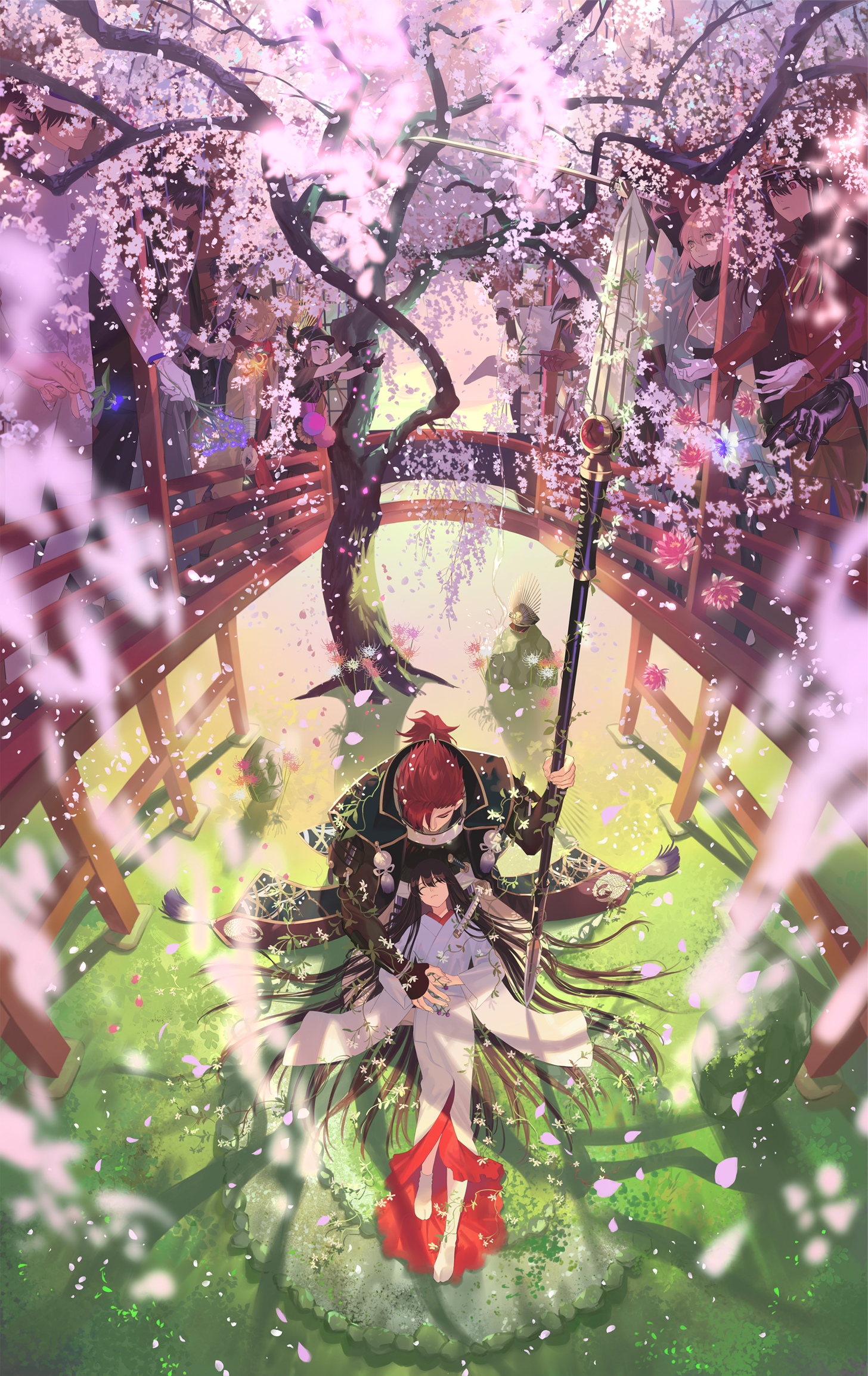 Anime Anime Girls Digital Art Artwork 2D Portrait Display Vertical Warabi Tama Fate Series Cherry Bl 1456x2307