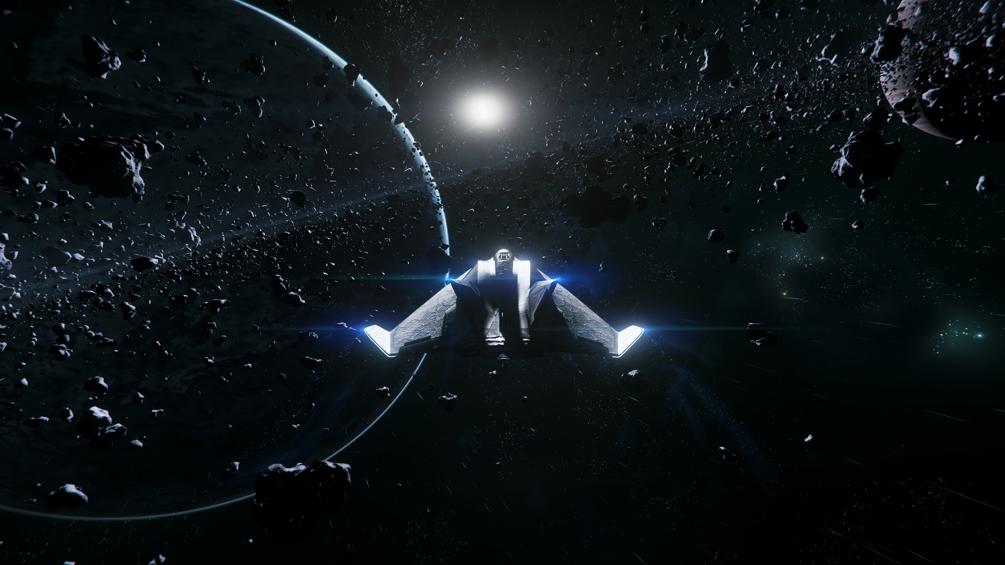 Avenger Titan Star Citizen Space Star Citizen Yela Star Citizen 3840x2160