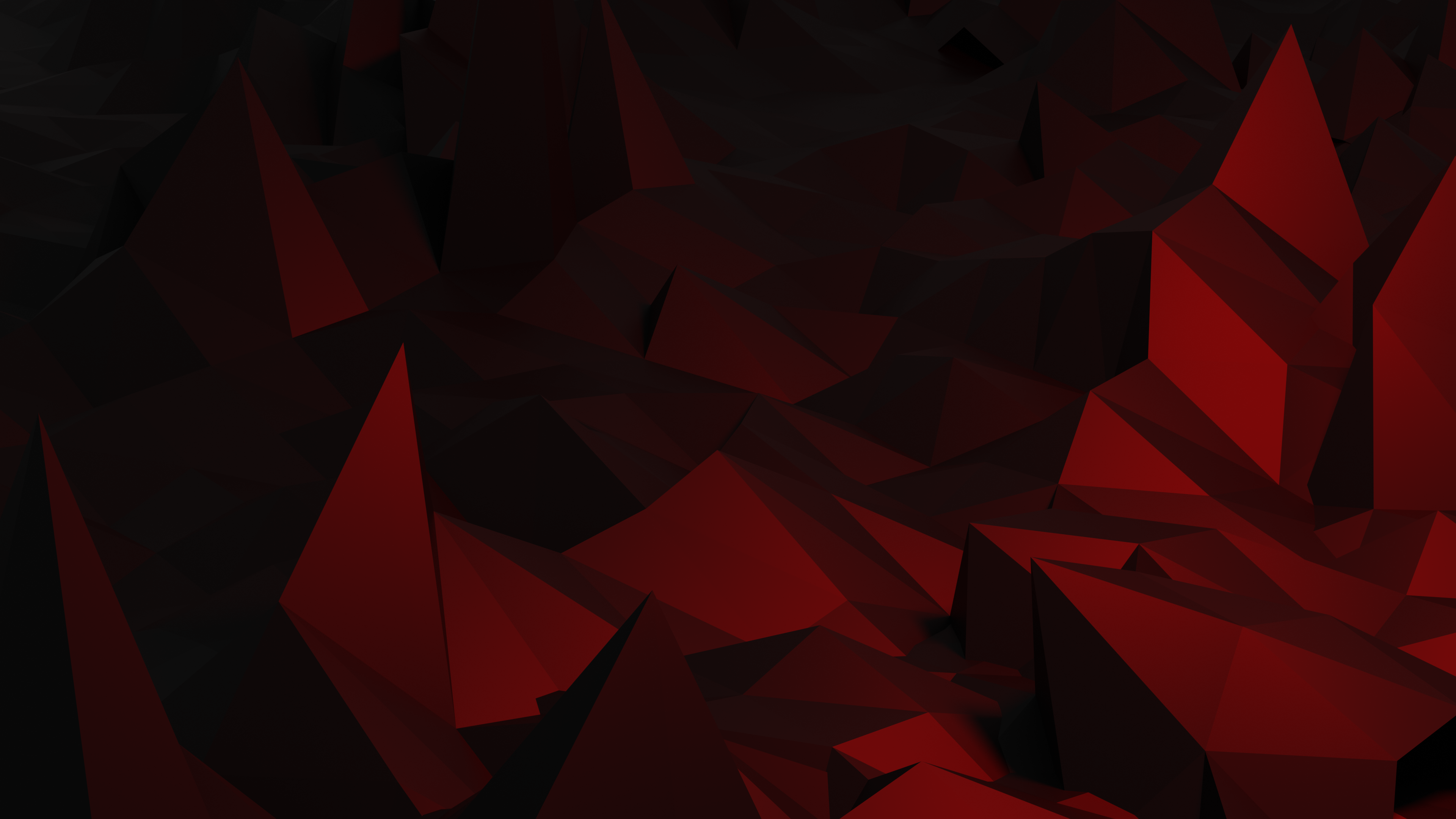 Low Poly Poly Polygon Art 3D Abstract Blender 3840x2160