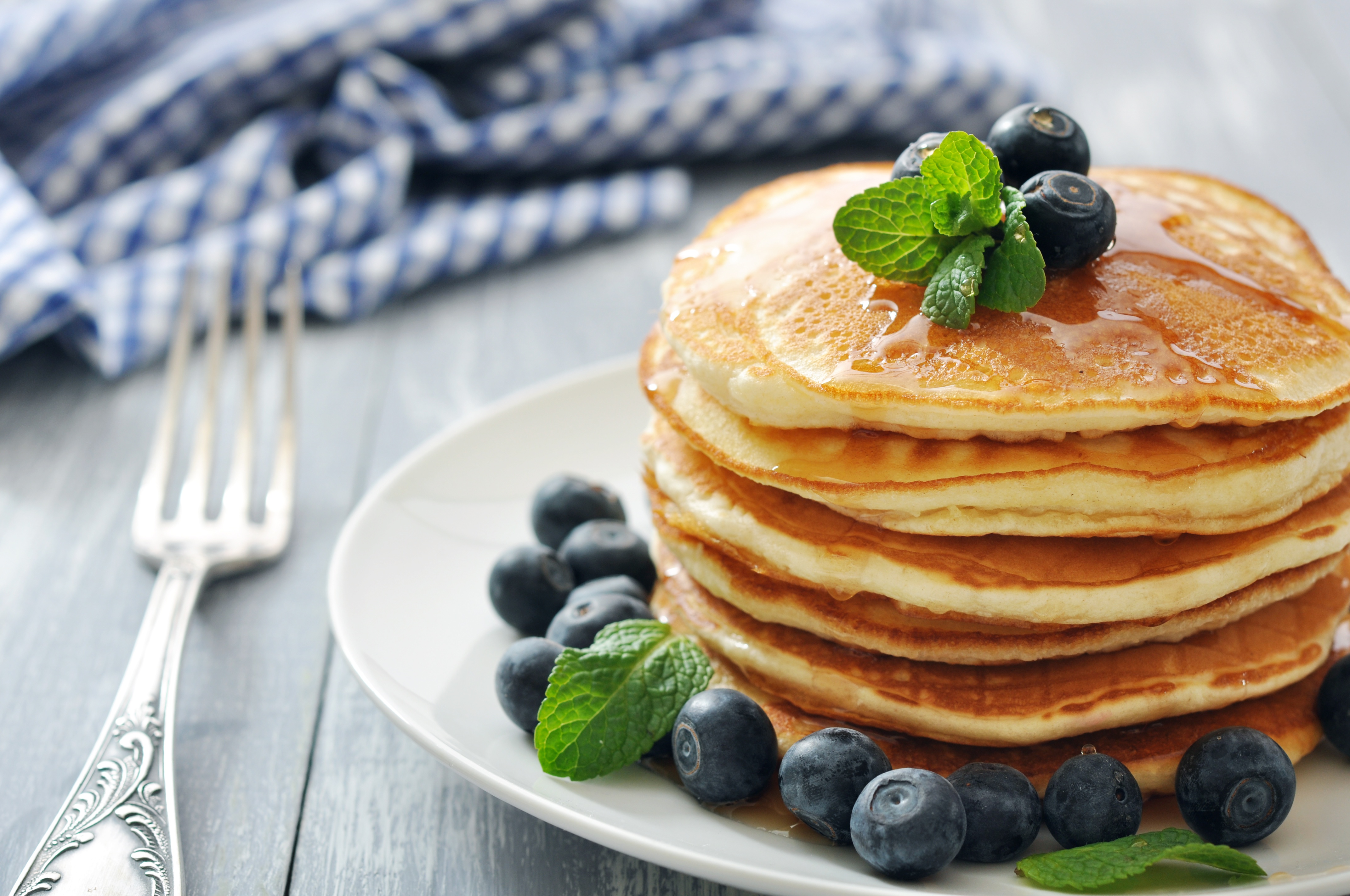Berry Blueberry Breakfast Pancake Still Life 4288x2848
