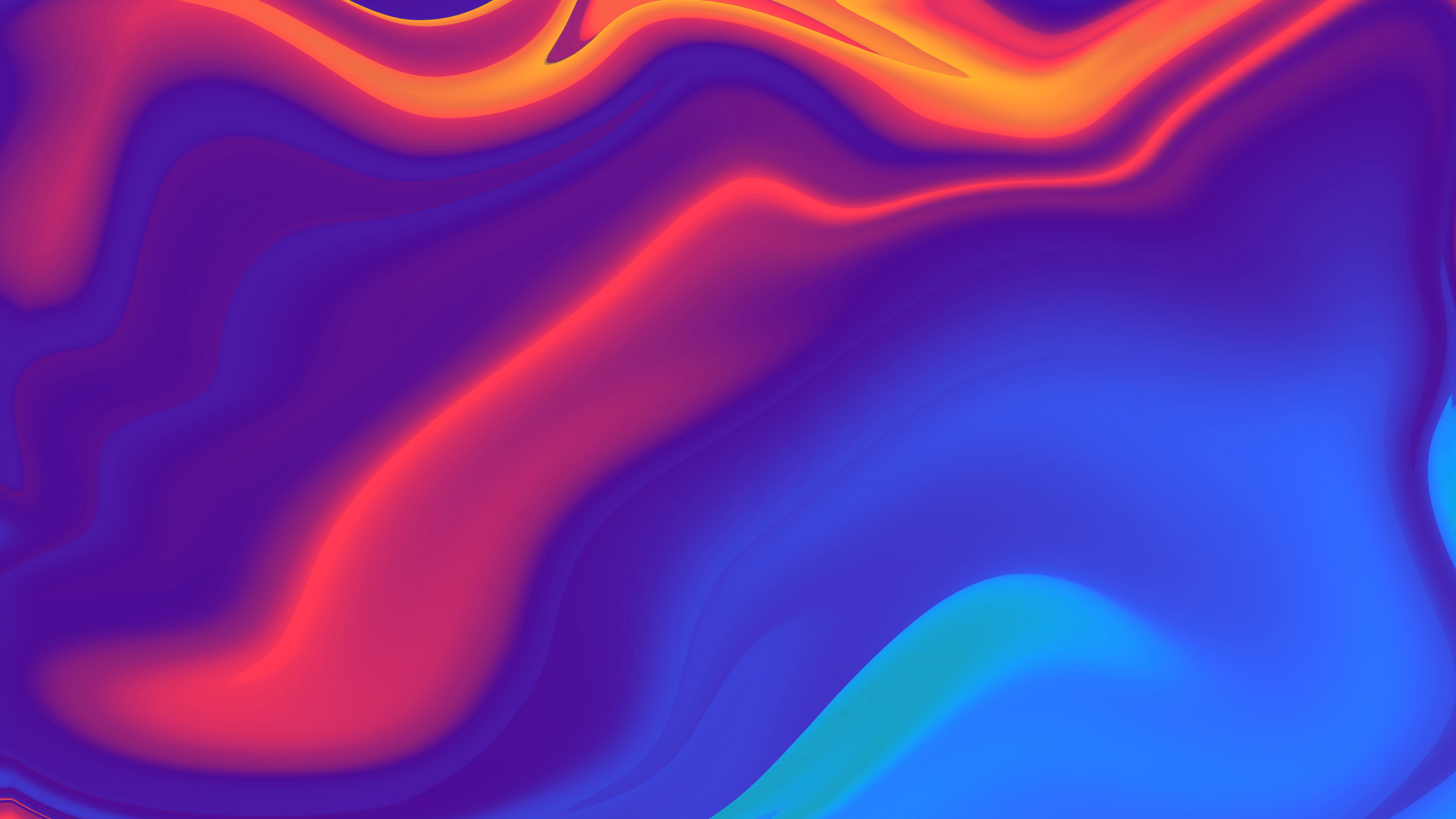 Abstract Gradient Swirls 3840x2160