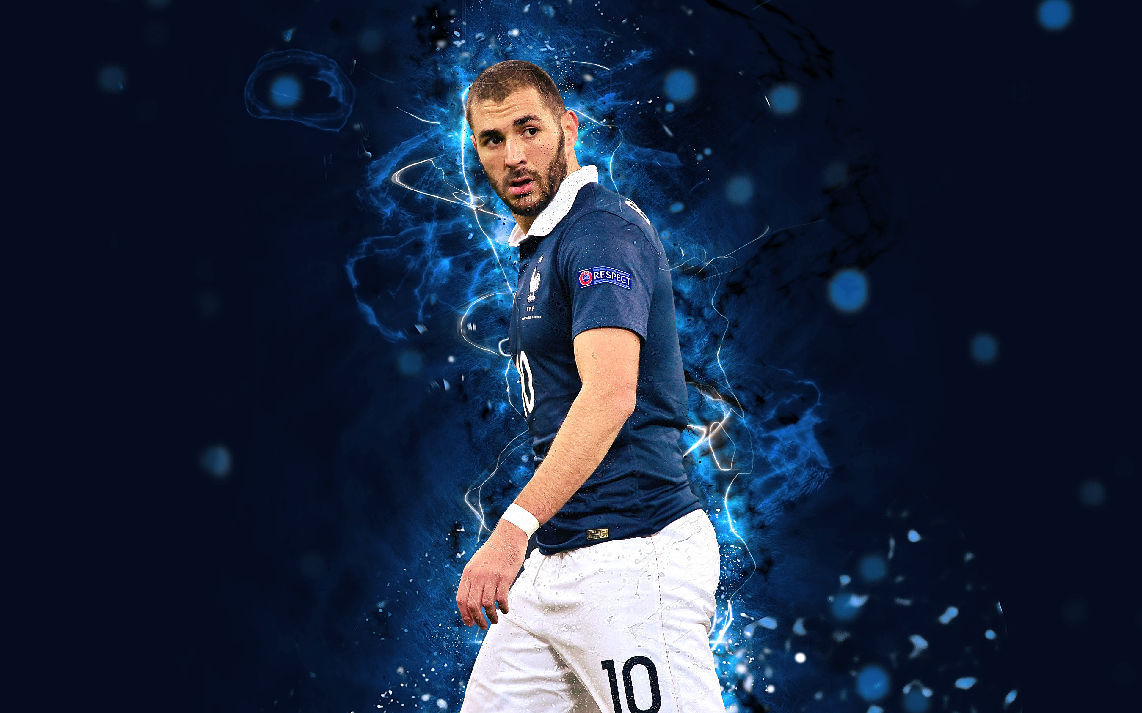 French Karim Benzema Soccer 3840x2400