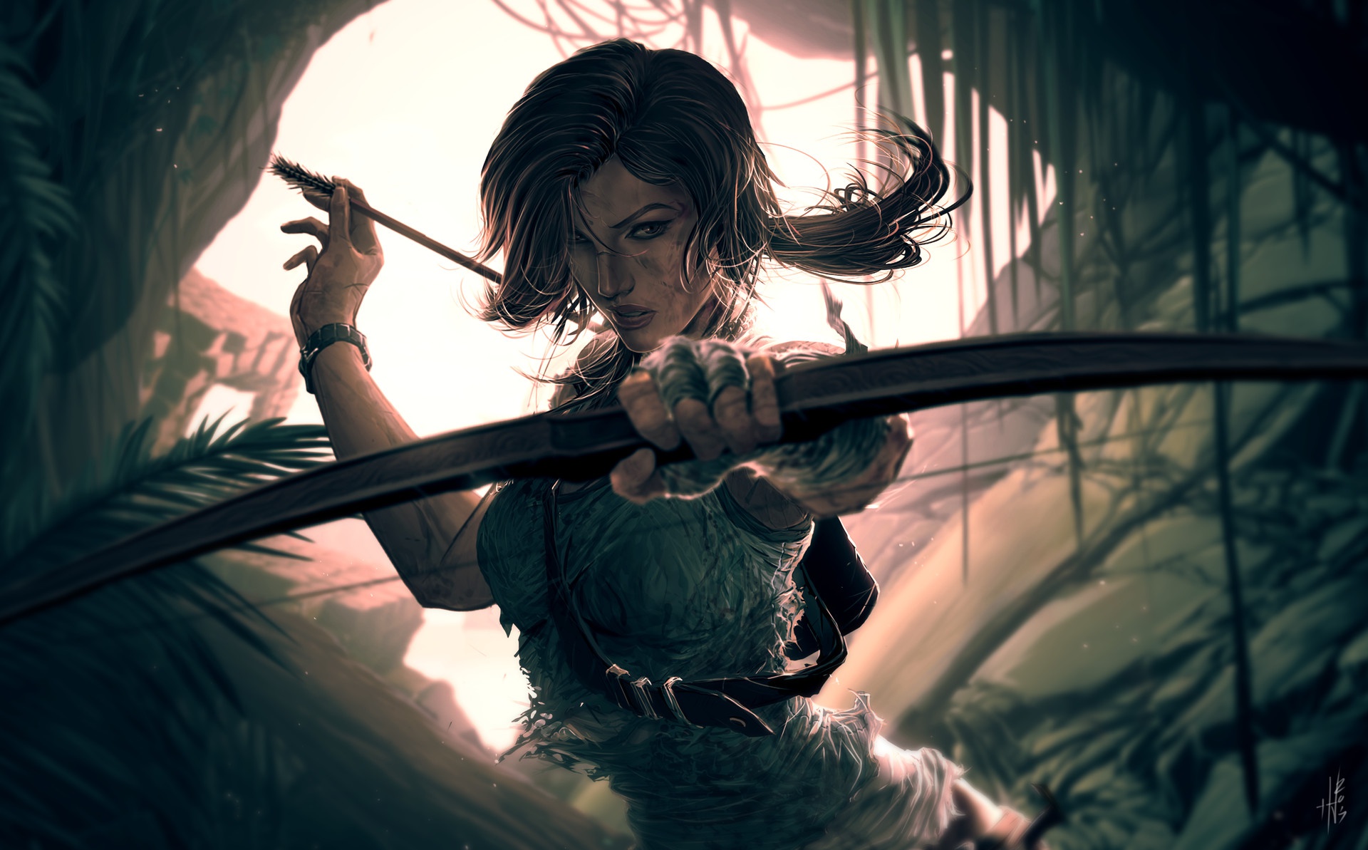 Lara Croft Tomb Raider 2013 Woman Warrior 1920x1193