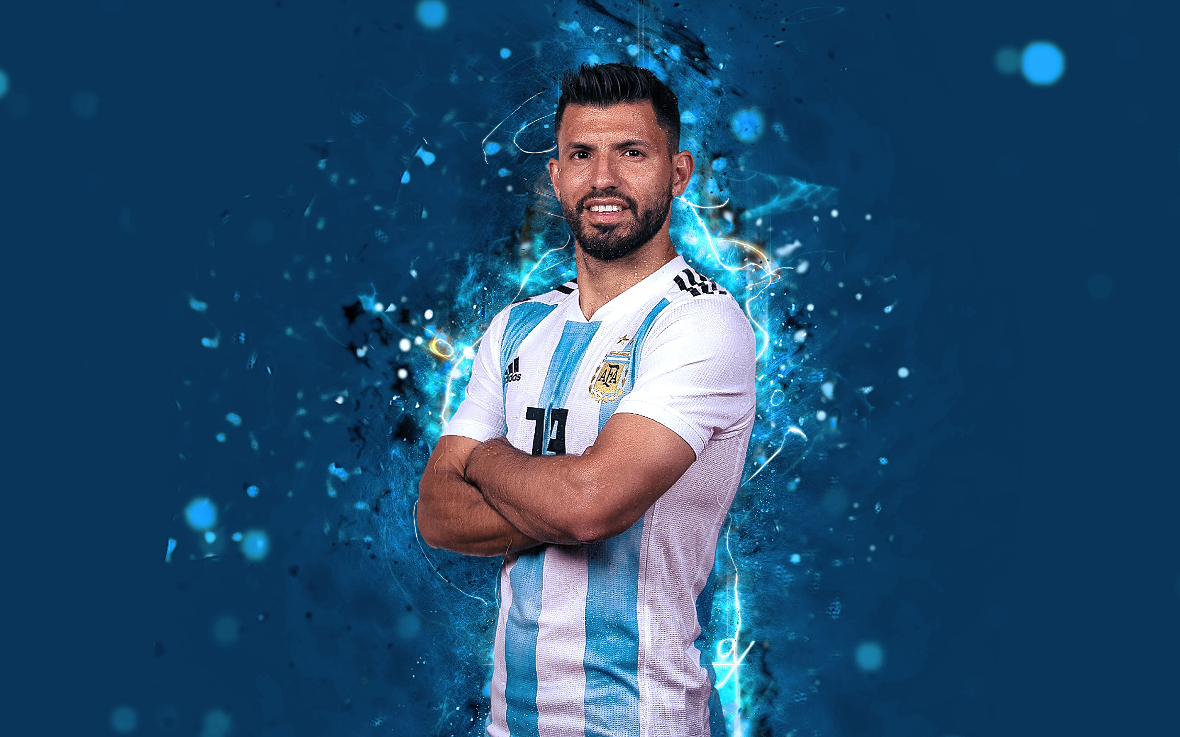 Argentinian Kun Aguero Sergio Aguero Soccer 3840x2400