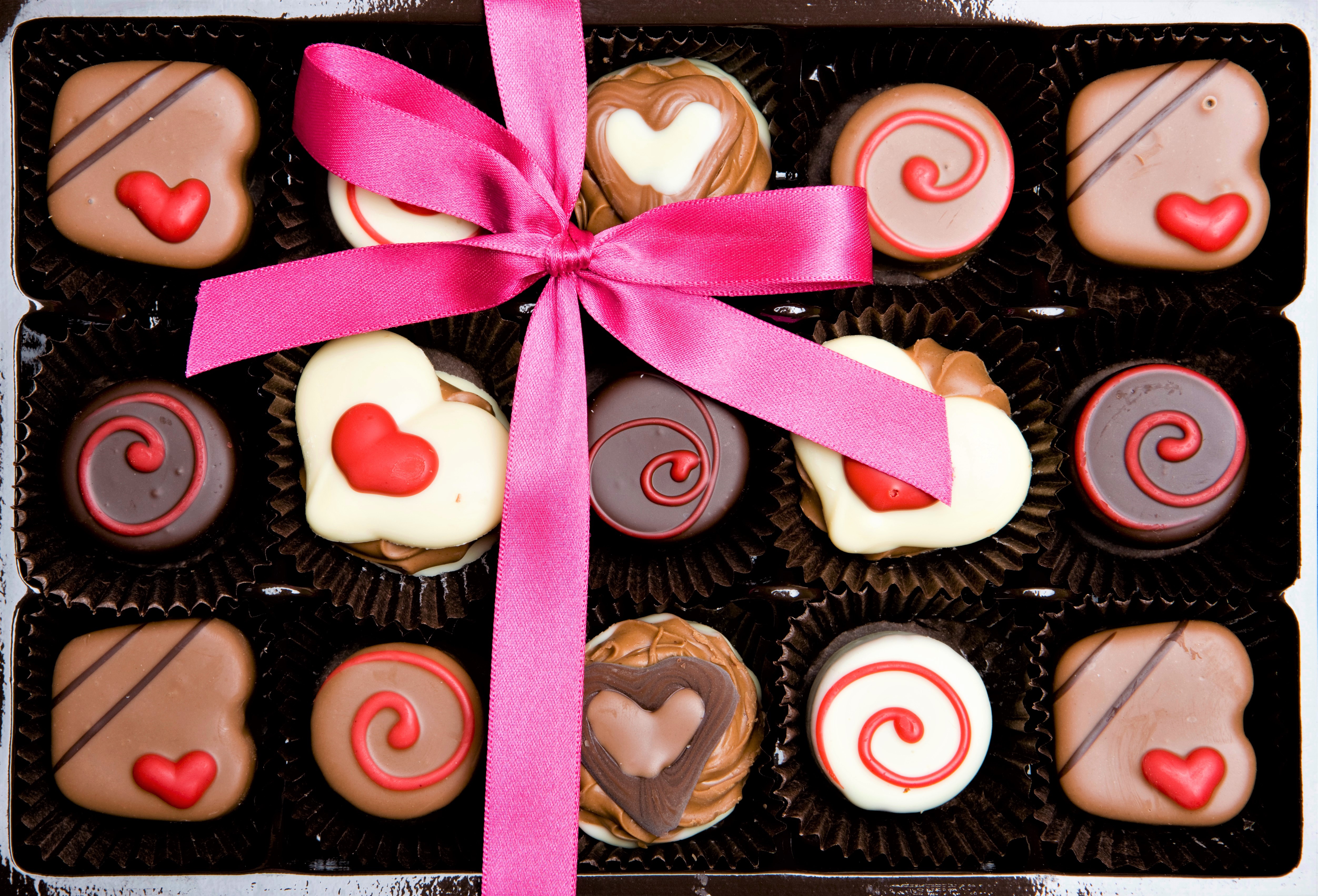 Chocolate Heart Holiday Ribbon Valentine 039 S Day 5008x3405