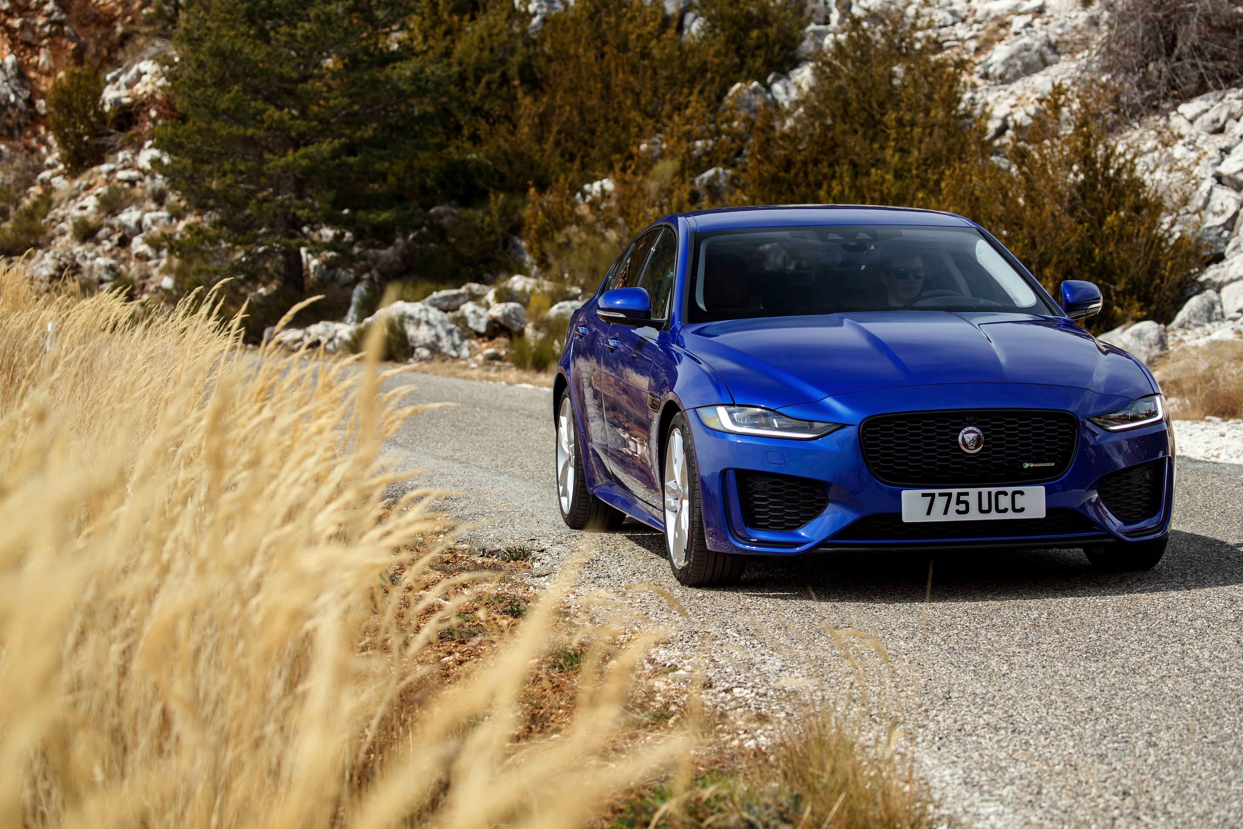 Blue Car Car Jaguar Cars Jaguar Xe Luxury Car Vehicle 4096x2731