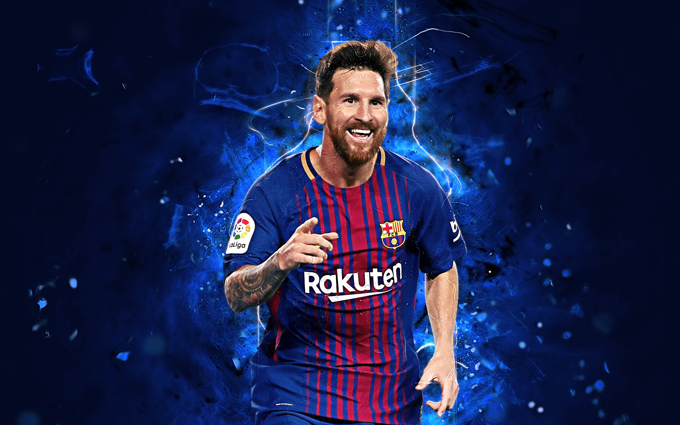 Argentinian Fc Barcelona Lionel Messi Soccer 2880x1800
