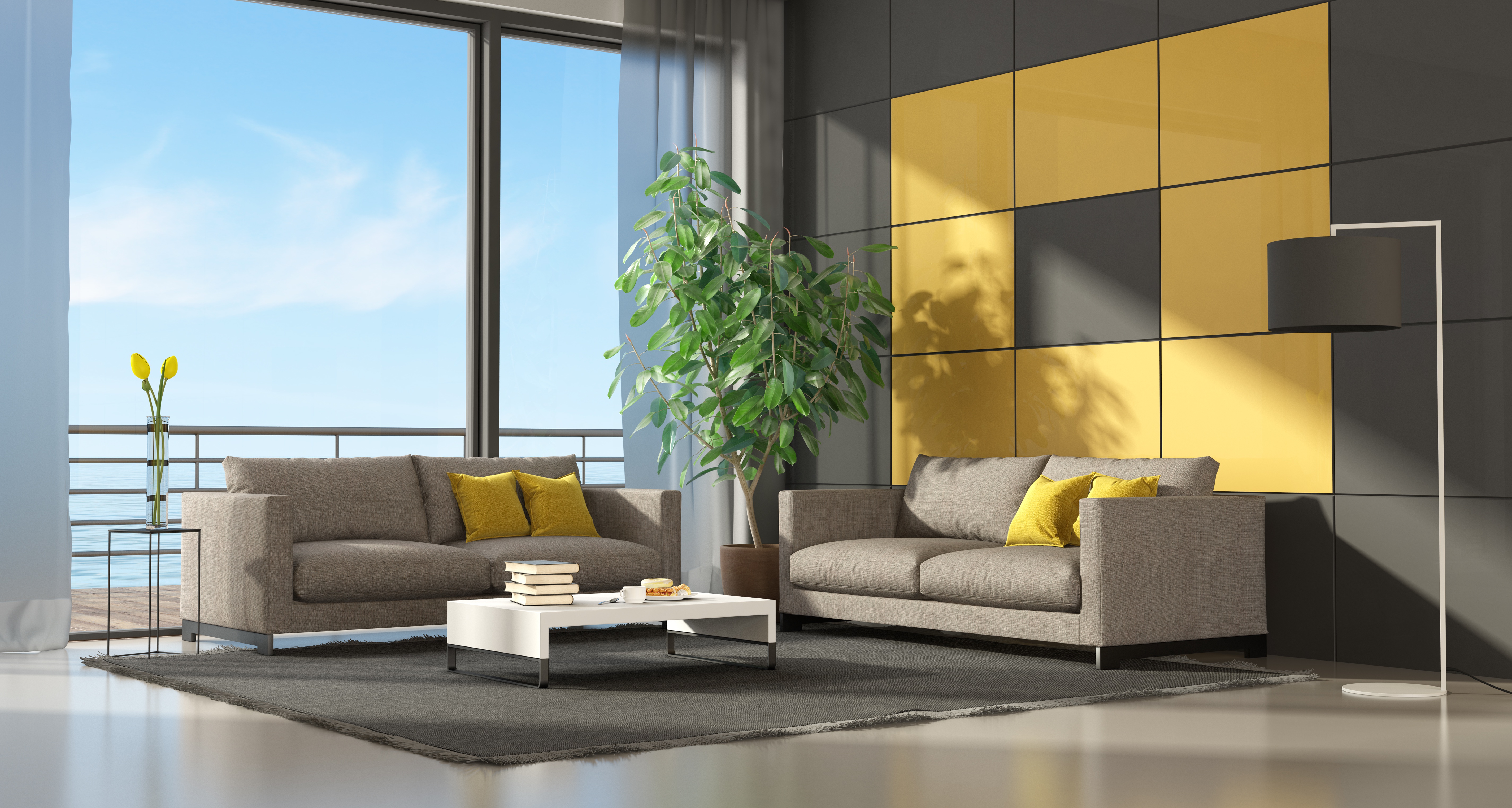 Furniture Living Room Room Sofa 5700x3046