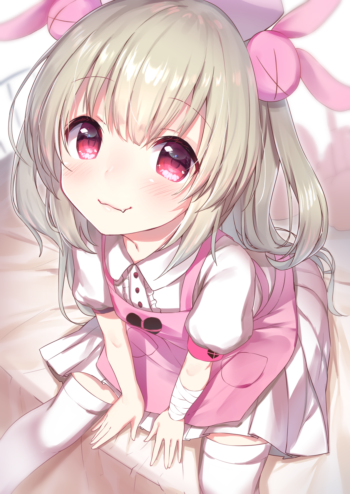 Virtual Youtuber Hololive Pink Eyes Natori Sana Anime Girls Ash Blonde Topia 1191x1684