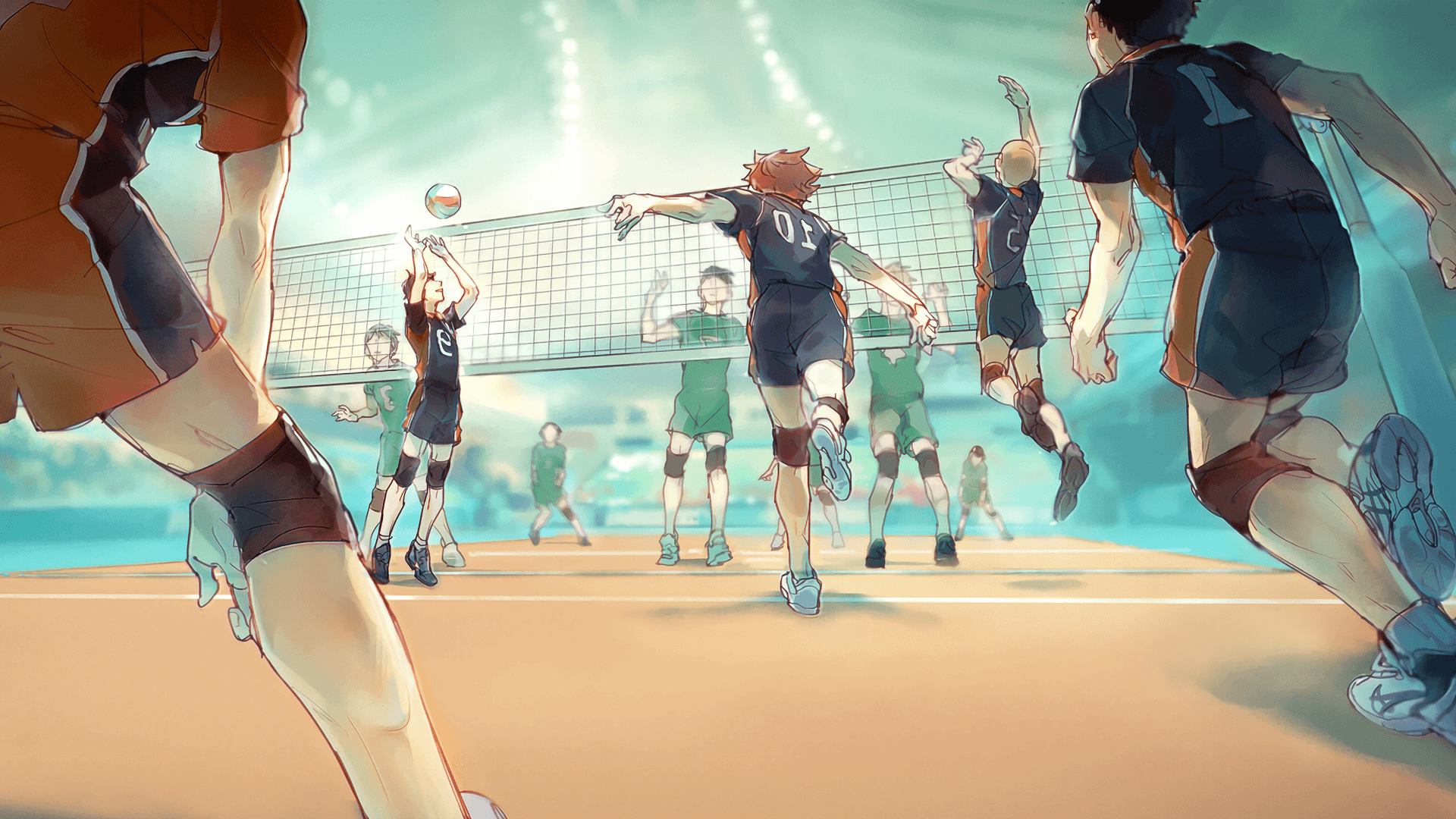 Haikyuu Volleyball Anime Boys 1920x1080