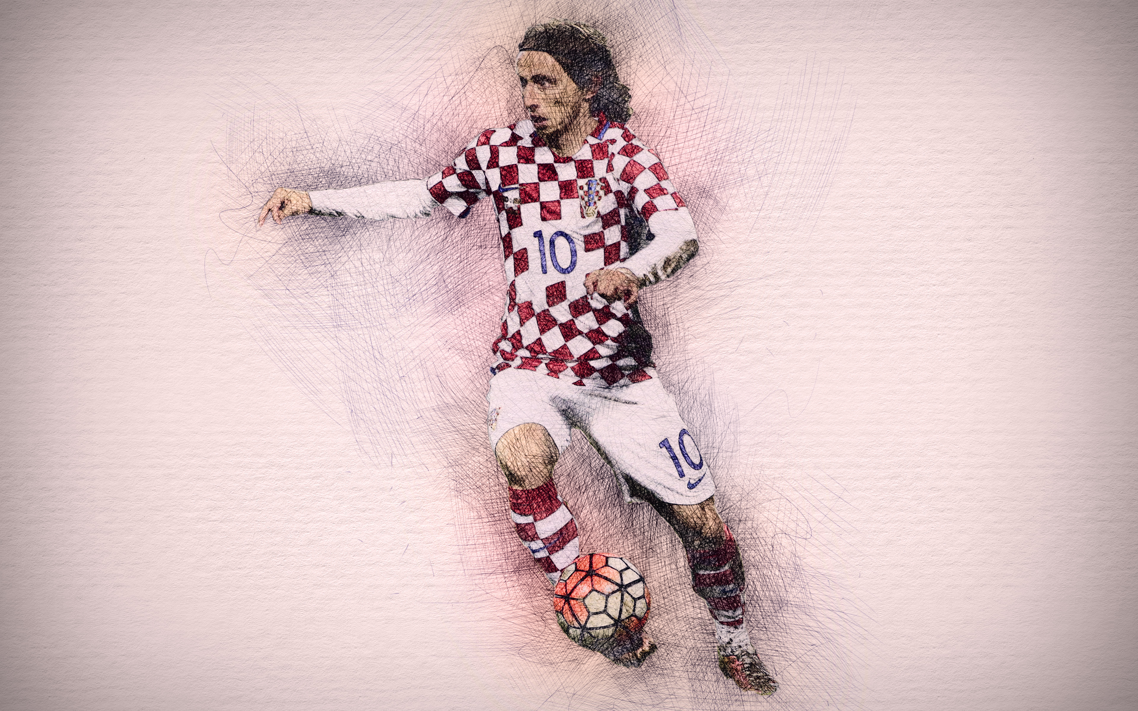 Croatian Luka Modric Soccer 3840x2400