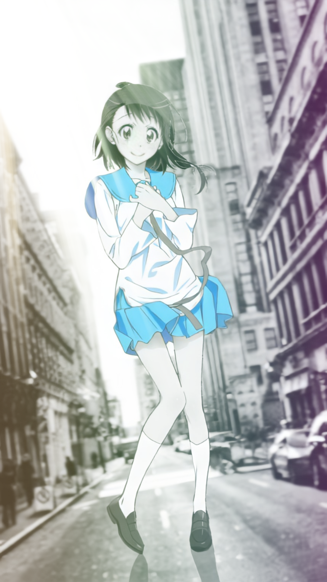 Anime Anime Girls Waifu2x Onodera Kosaki Nisekoi 1080x1918