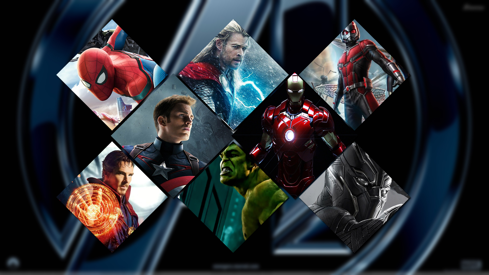Ant Man Black Panther Marvel Comics Captain America Doctor Strange Hulk Iron Man Spider Man Thor 1920x1080