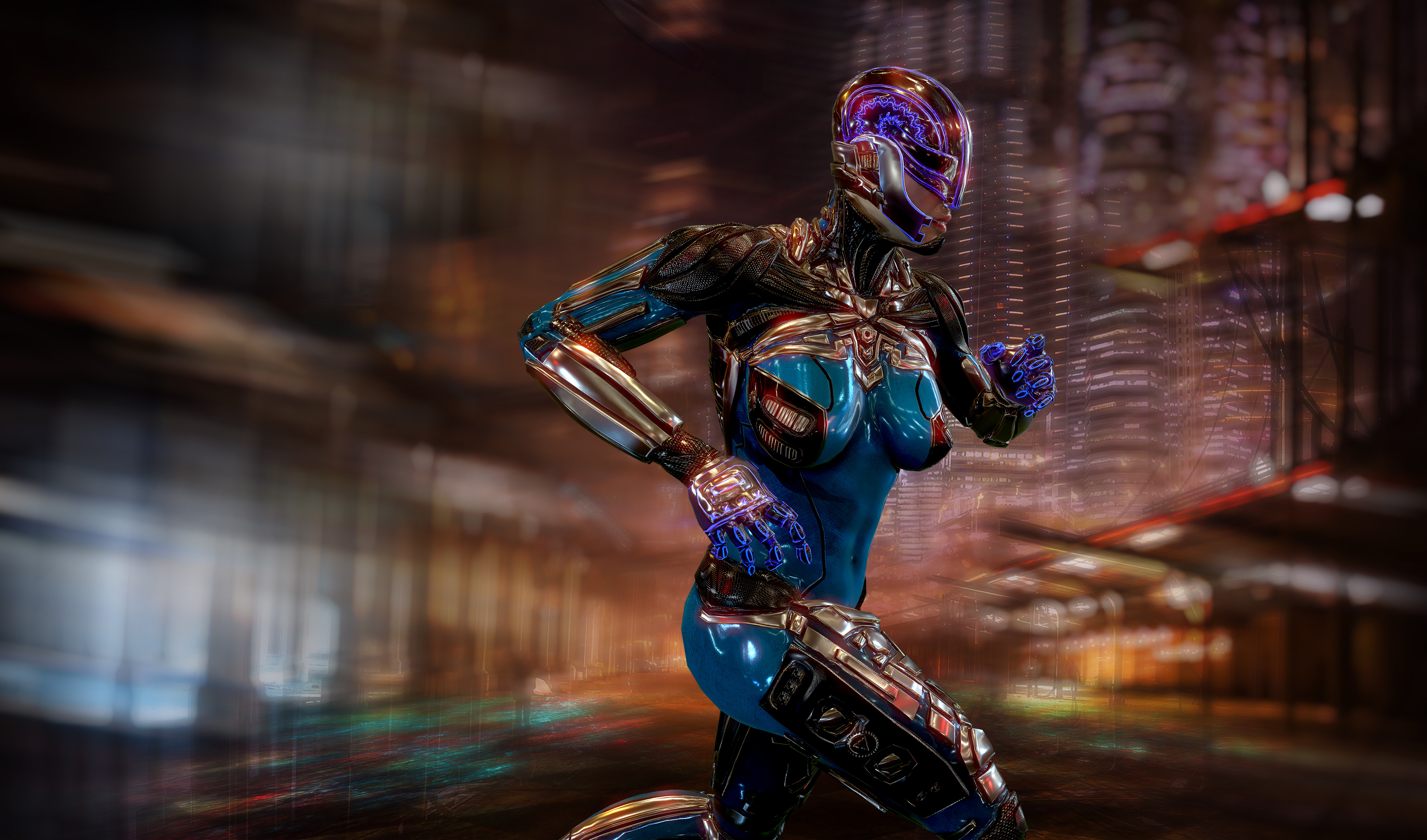 Sci Fi Cyberpunk 4330x2551