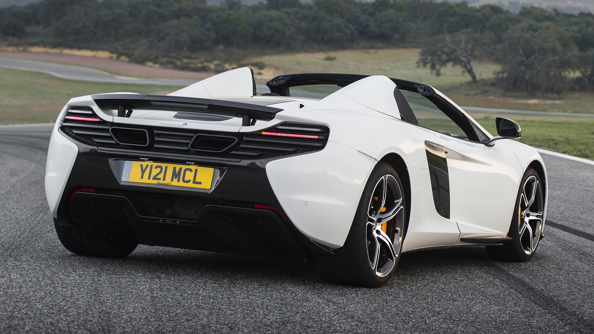 Mclaren 650s Spider Sport Car White Car 1920x1080