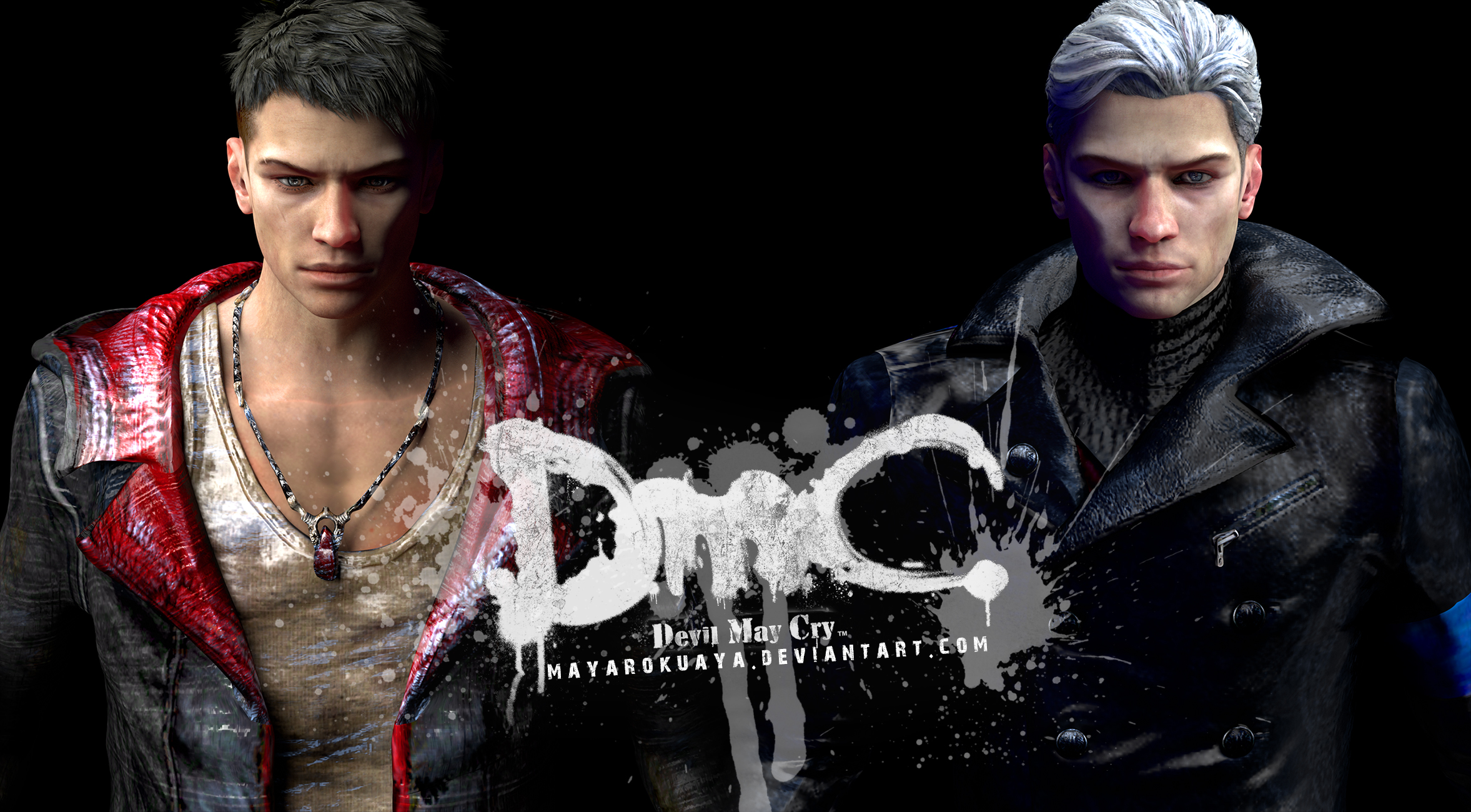 Dante Devil May Cry Vergil Devil May Cry 2355x1300