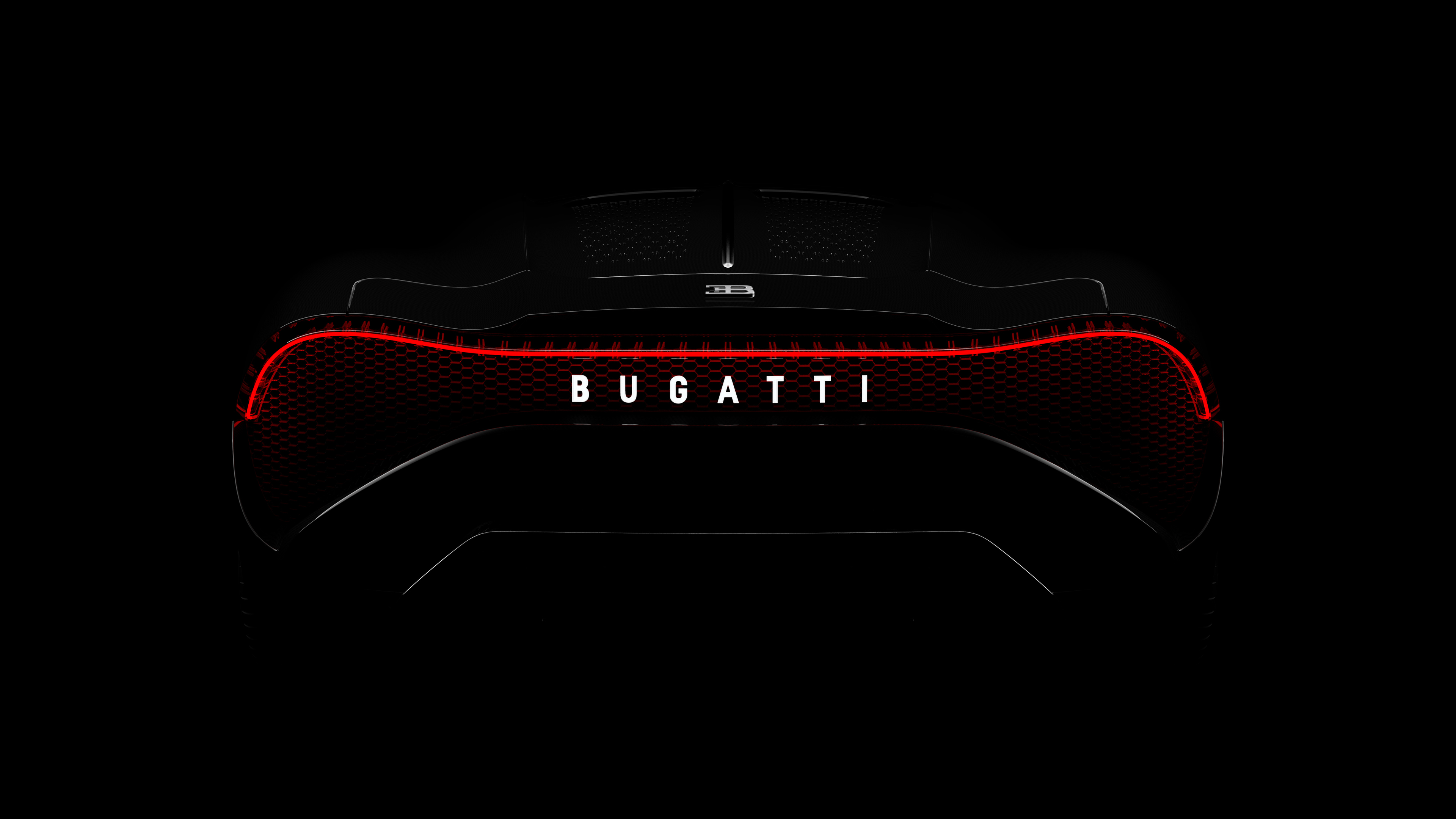 Bugatti Tail Light 3840x2160