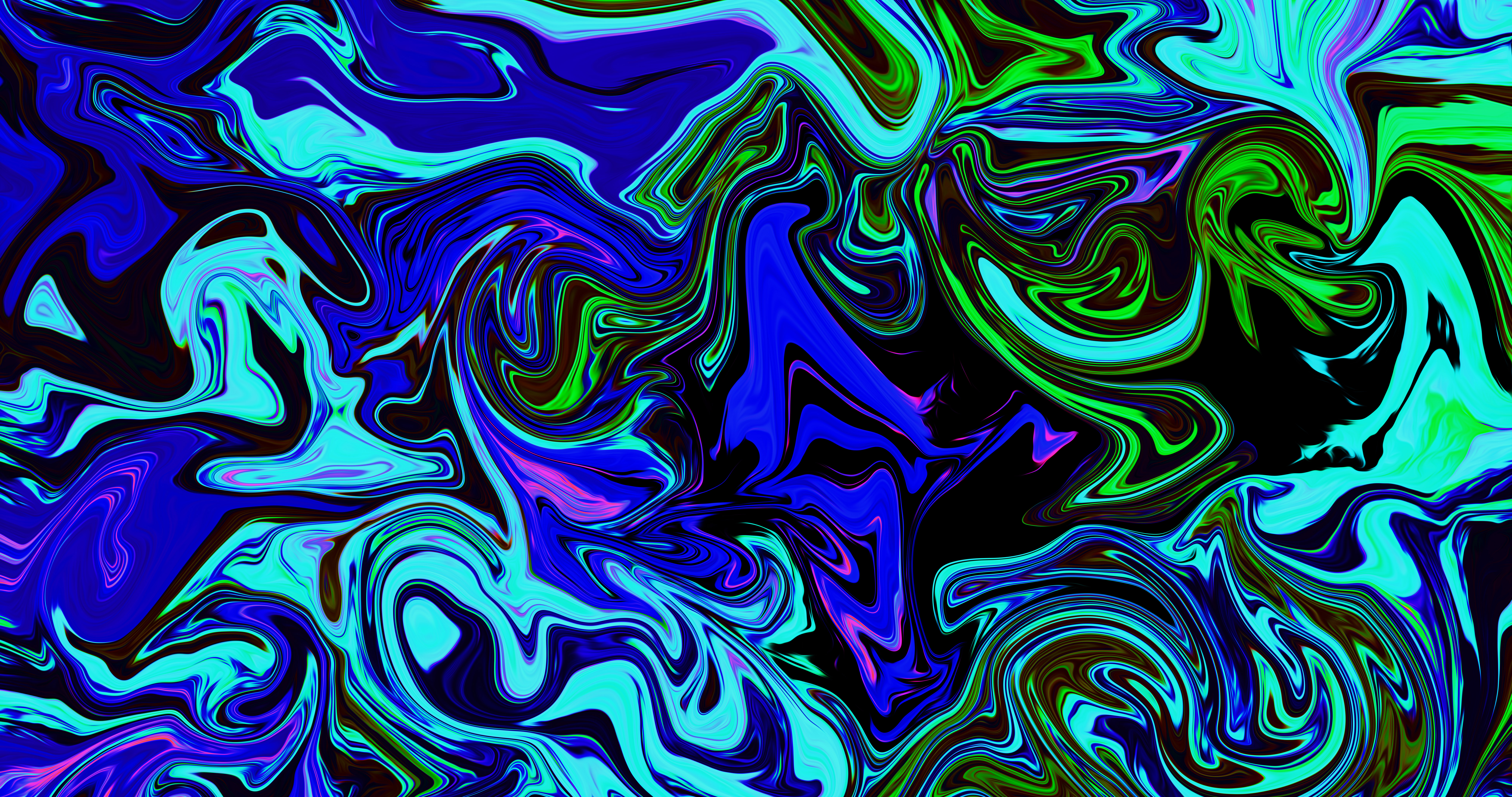 Abstract Liquid Fluid Interference Colorful Shapes Gradient Digital Art Artwork 8k Resolution Screen 8192x4320