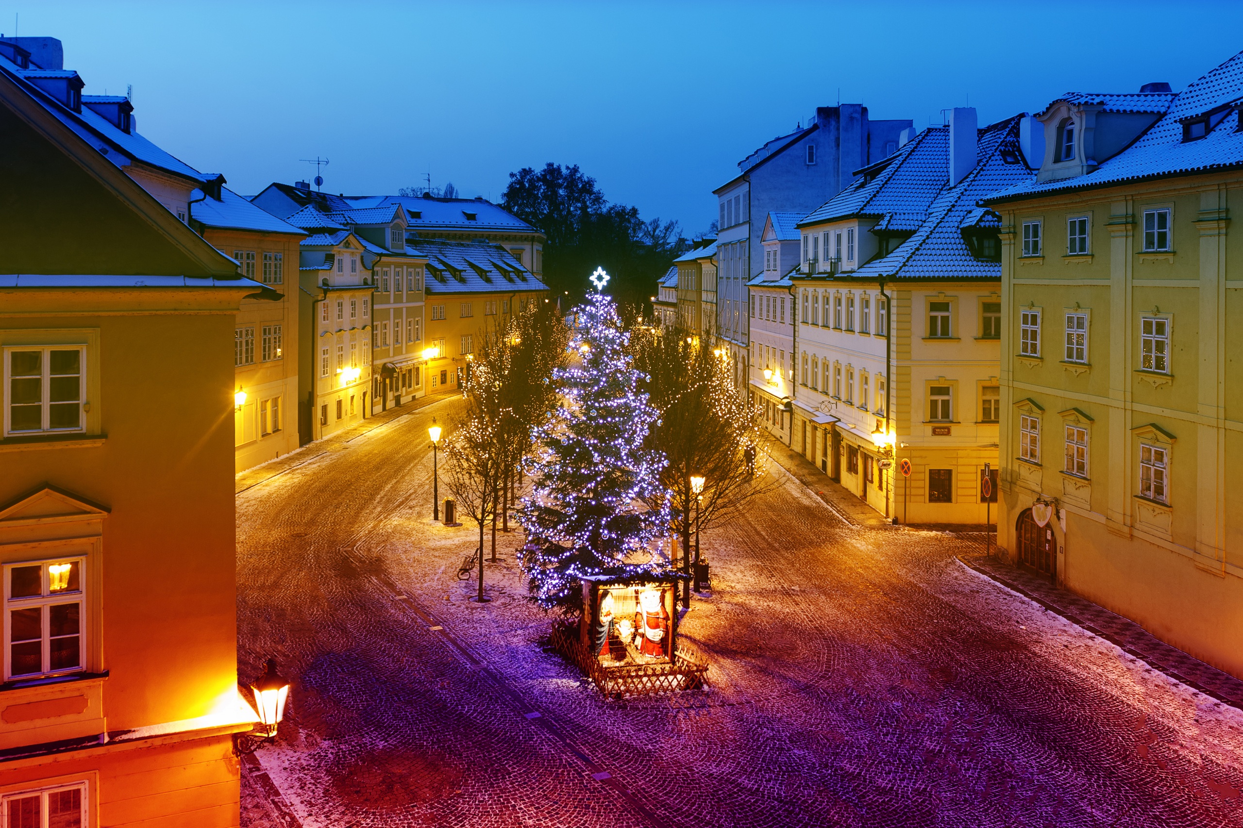 Christmas Christmas Tree Czech Republic 2560x1706